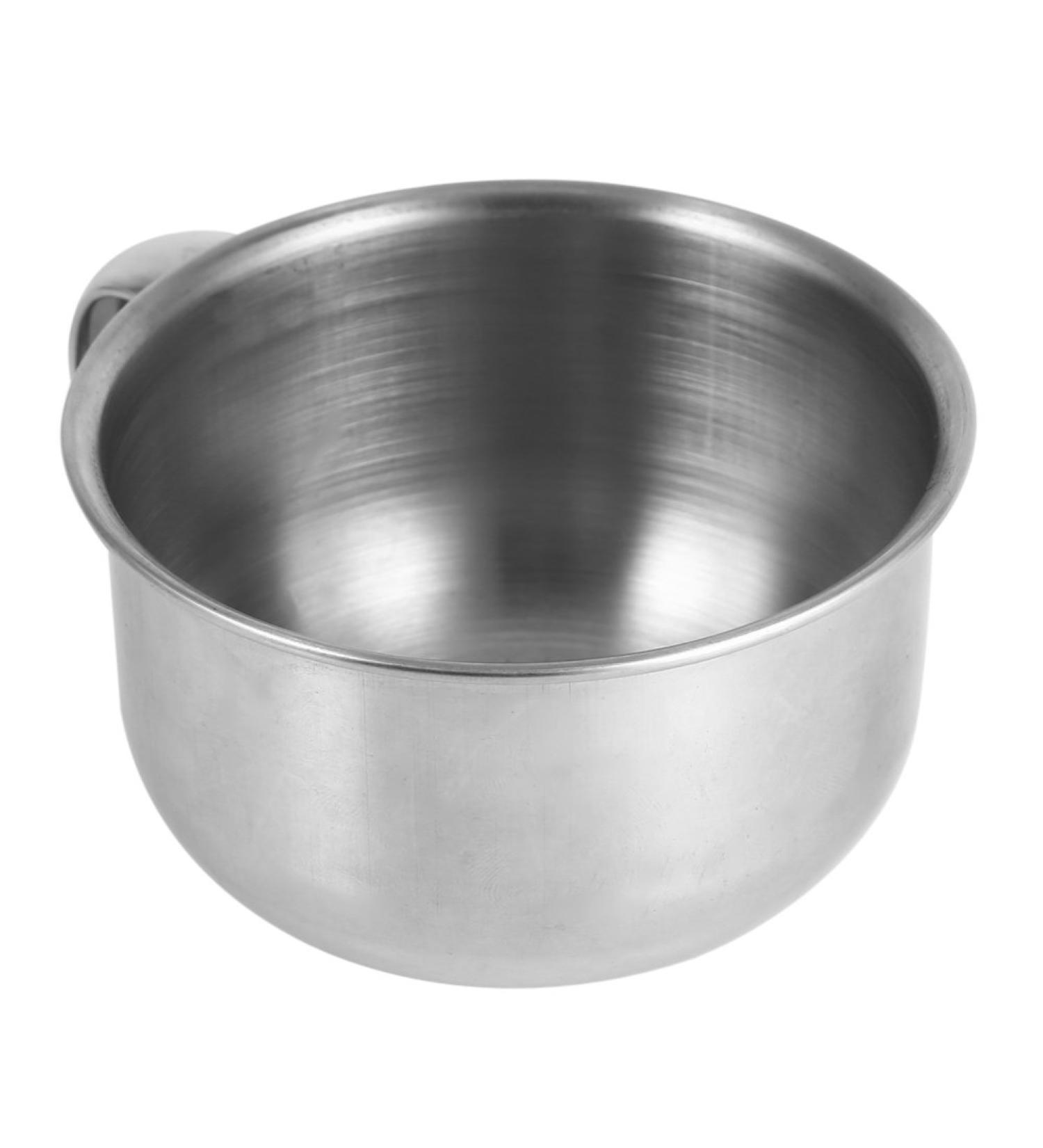 Premium Stainless Steel Shaving Soap Bowl - Hygienic & Practical Shaving Tool for Men | International Shipping Available - Buy Online on GoSupps.com