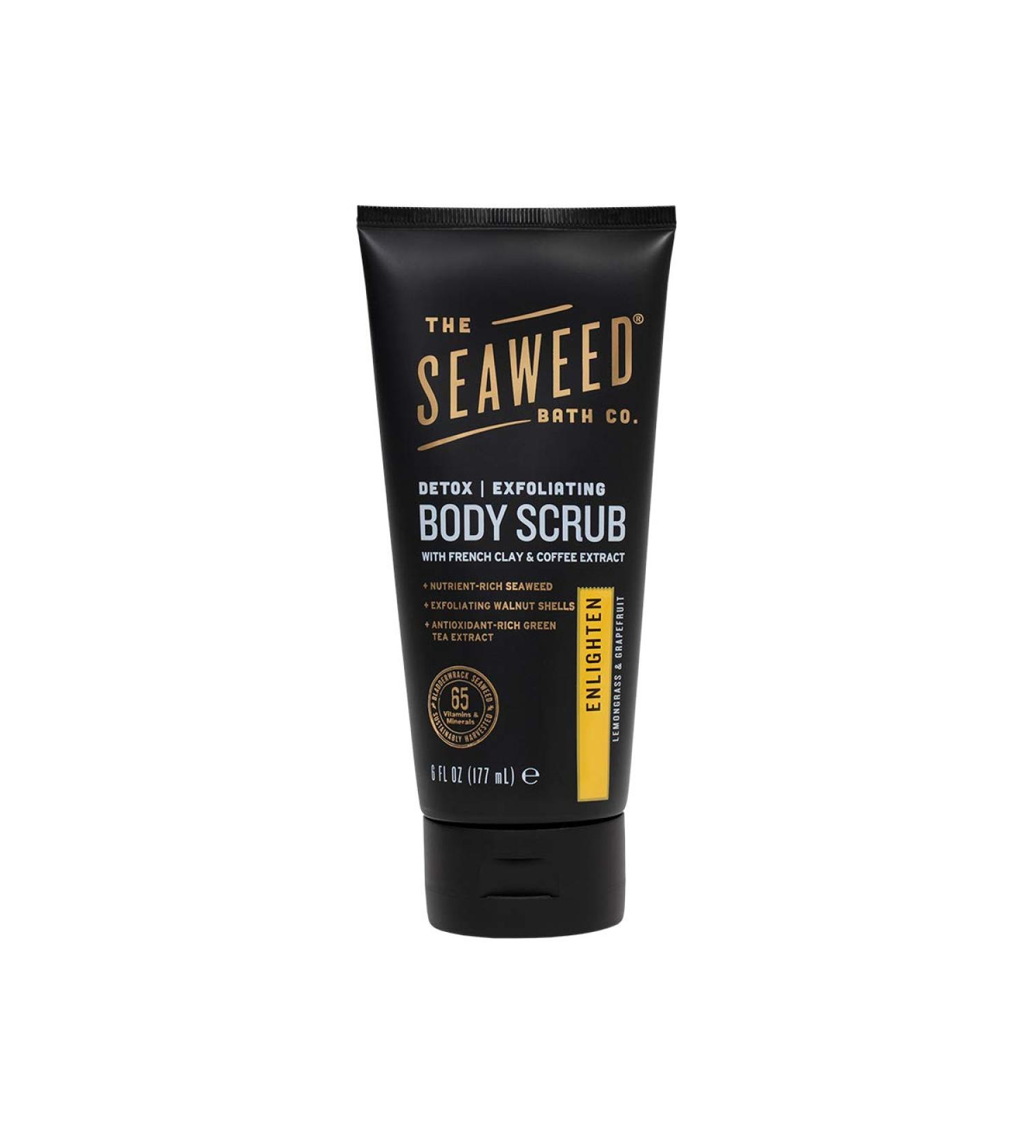 Seaweed Bath Co. Exfoliating Detox Body Scrub - Enlighten Lemongrass, 6 fl. oz - Buy Online on GoSupps.com
