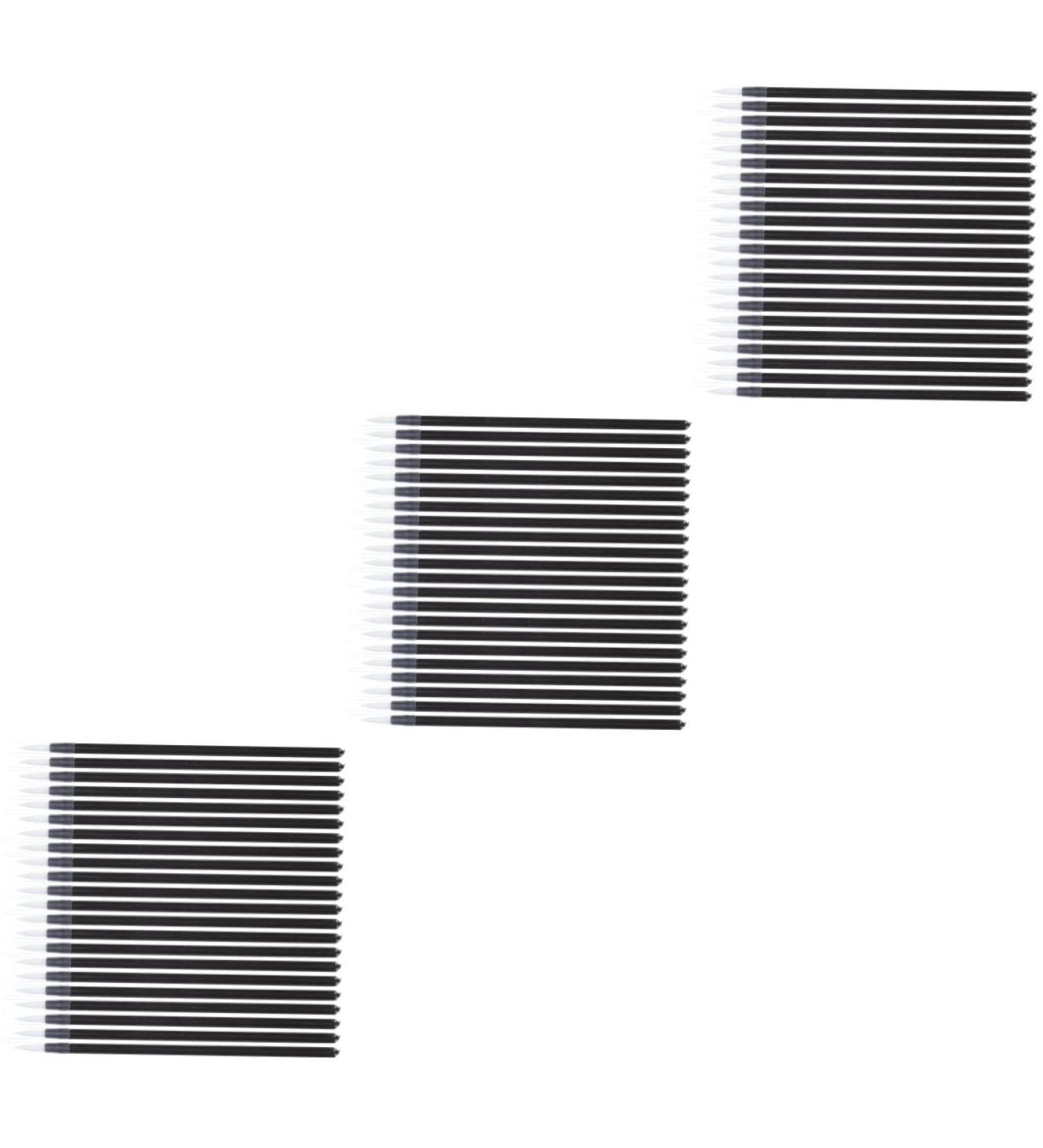 FOMIYES 150 Pcs Eyeliner Brush Lip Disposable Cosmetic Brush Small Makeup Brush Girl With Cover 11.5x9cmx3pcs Assorted Colorx3pcs - Buy Online on GoSupps.com