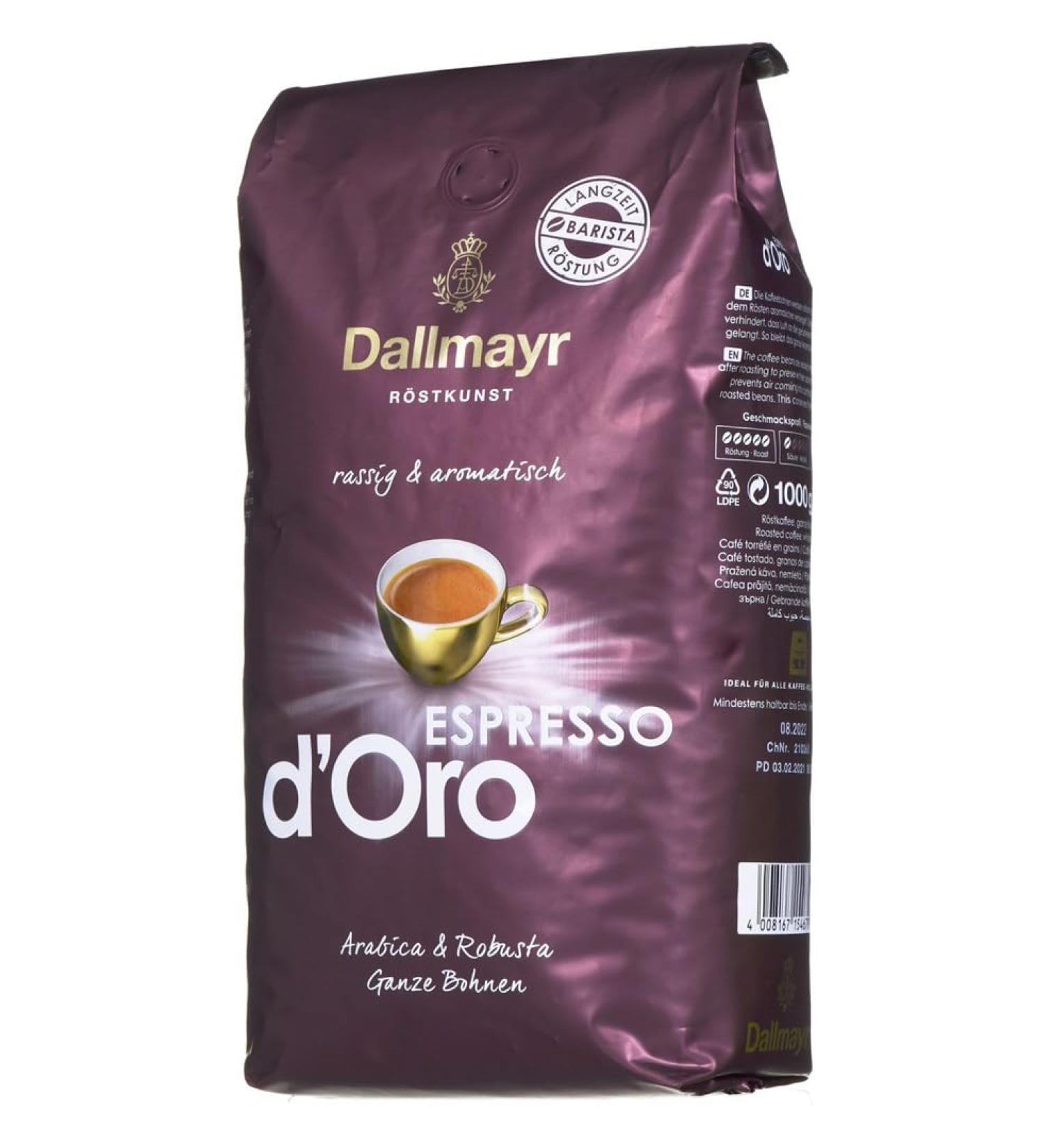 Dallmayr coffee beans ESPRESSO DORO 1kg - Buy Online on GoSupps.com