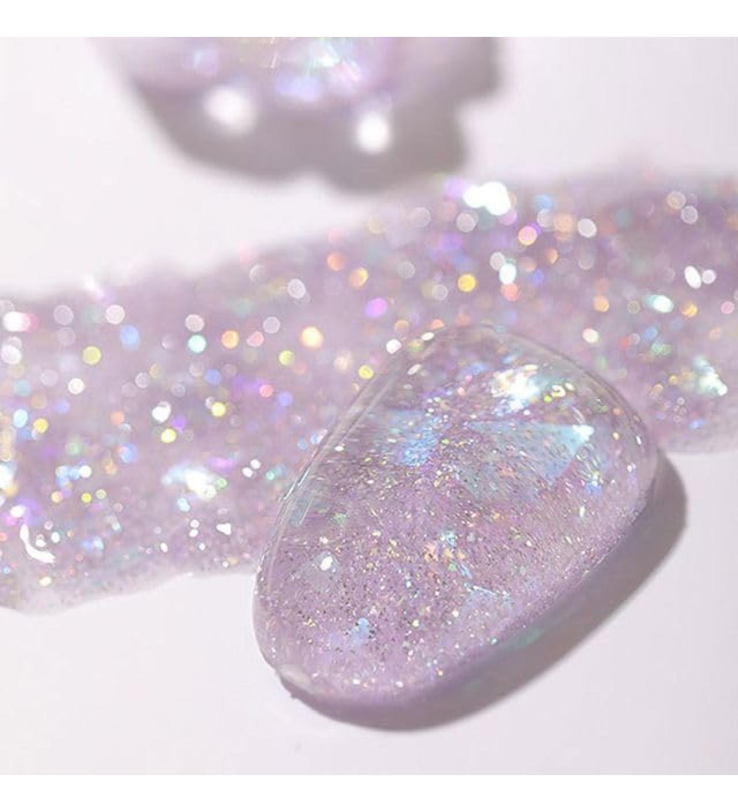 8ml UV Flash Reflective Soak Off Gel Nail Art Gel Phototherapy Glue Broken Diamond Nail Polish Gel Glitter Gel - (Color: 4) - Buy Online on GoSupps.com