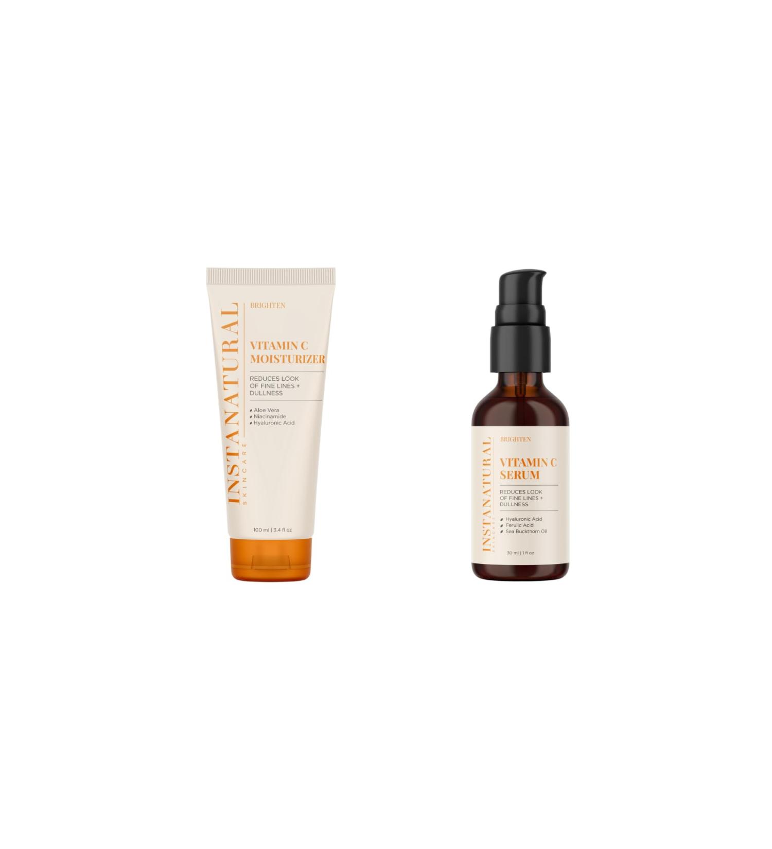 Instanatural Vitamin C Serum & Moisturizer Bundle