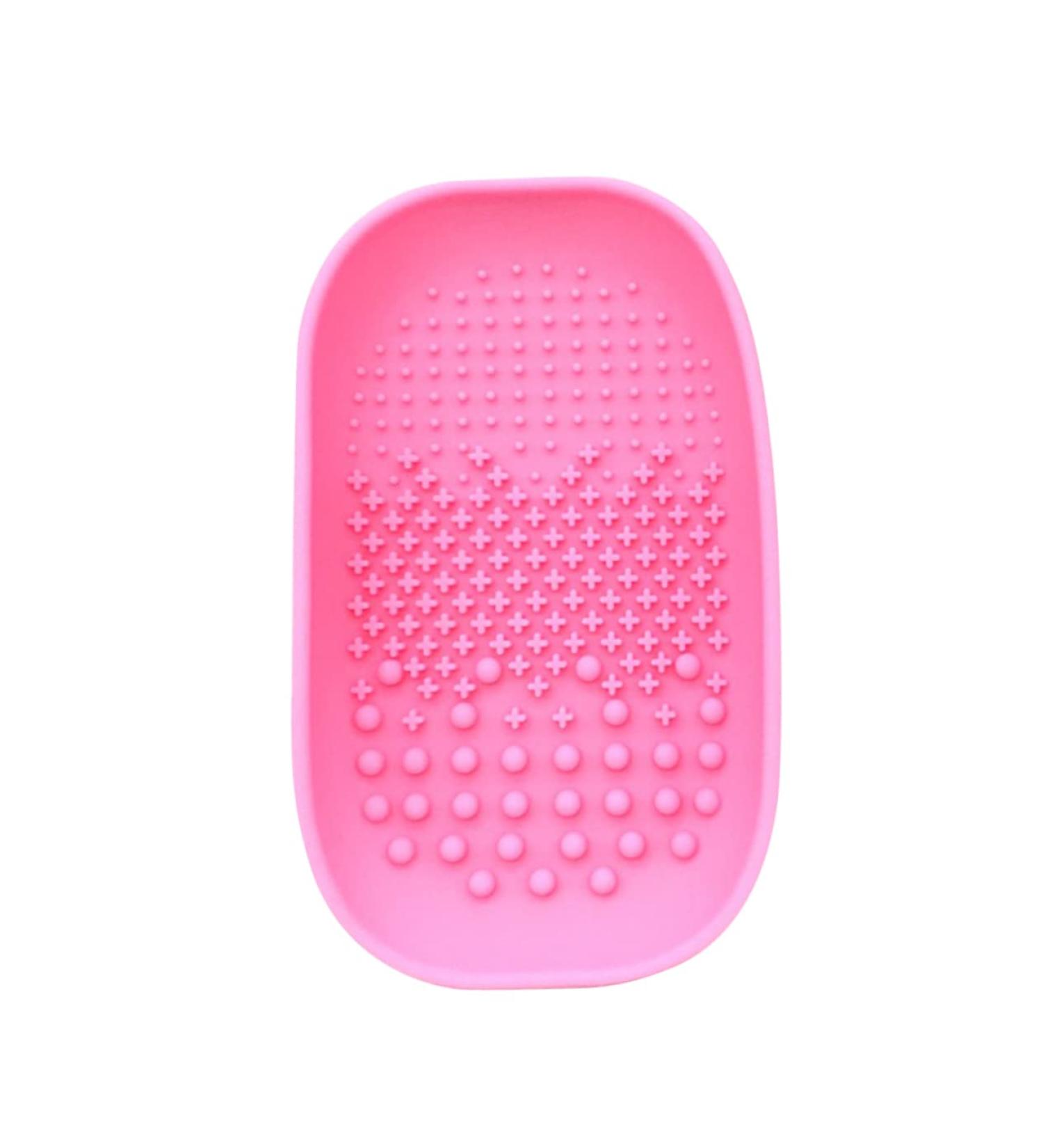 minkissy 1pc Make up Make up Kit Silicone Makeup Applicator Makeup Brush Scrubber Makeup Brush Cleaning Plate Makeup Cleaner Brush Cleaning Mat Pink Tools Cleansing Brush Sink - Buy Online on GoSupps.com