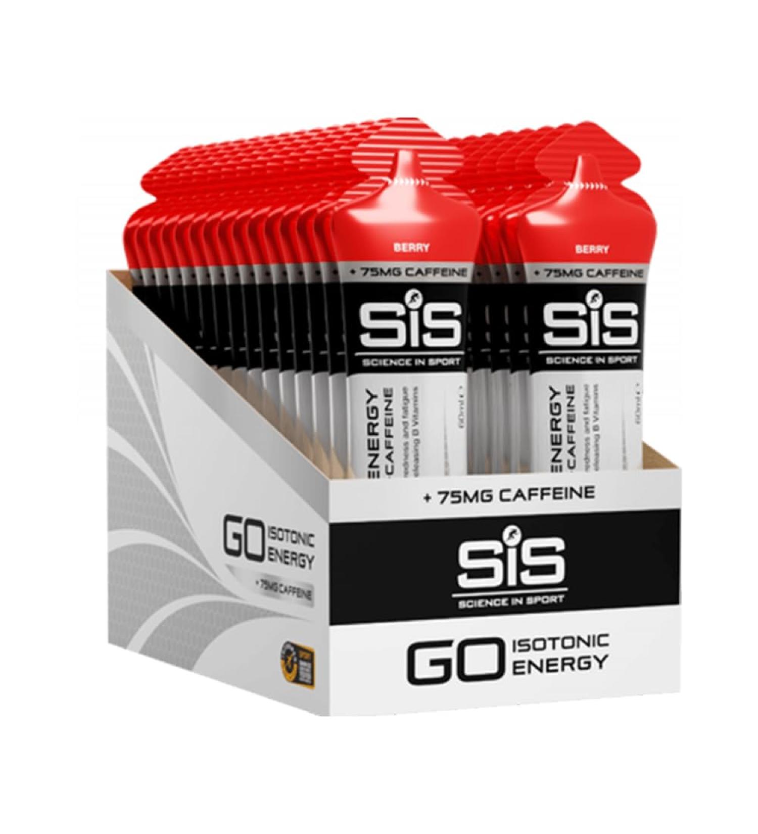 SIS (Science in Sport) Ltd SIS GO Energy + Caffeine Gels 30x60ml Berry Berry 30x60ml - Buy Online on GoSupps.com