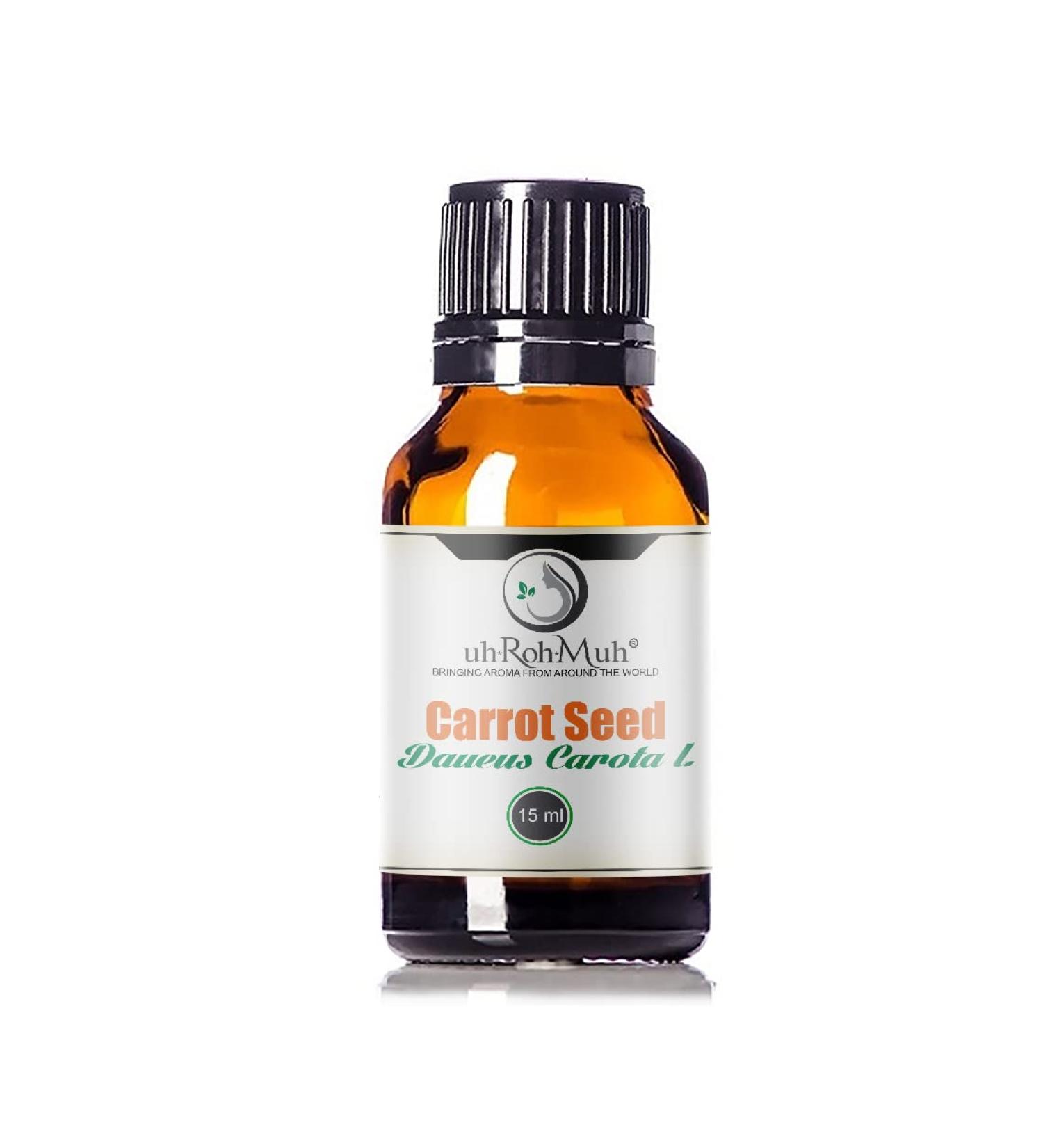 Pure Carrot Seed Essential Oil Kosher Carrot Seed Oil || India - 15ml w/Euro Dropper 0.5 Fl Oz (Pack of 1)