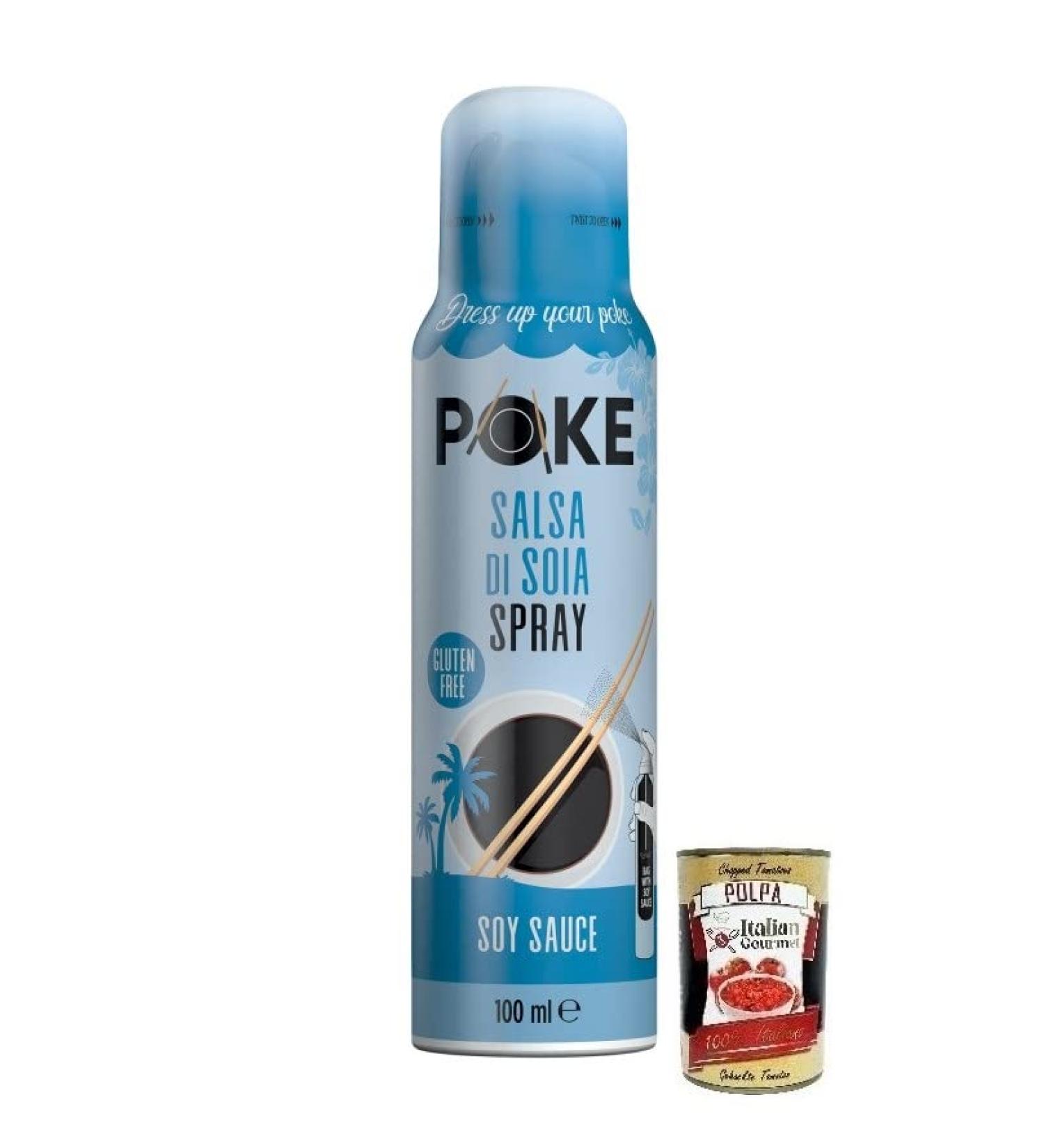  Italian Gourmet E.R. Fratelli Mantova Salsa di Soia Spray sauce soja pour poke sans gluten 100 ml + Polpa di Pomodoro Italian Gourmet Polpa di Pomodoro Bo te de 400 g - Buy Online on GoSupps.com