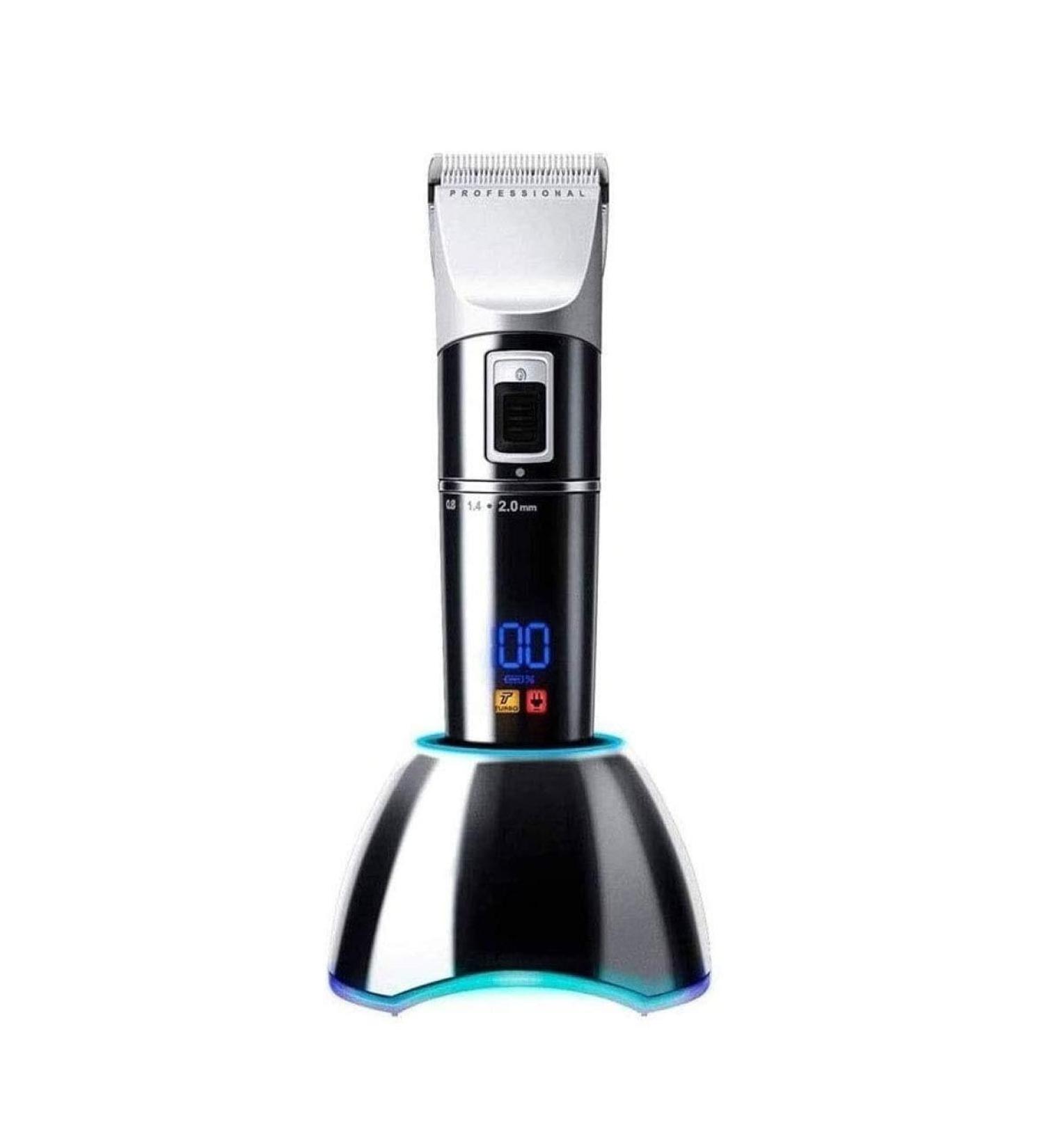 Professional Cordless Hair Clippers | Rechargeable Beard Trimmer Kit with LED Display & 4 Guide Combs - Perfect for Men & Family Use - Buy Online on GoSupps.com