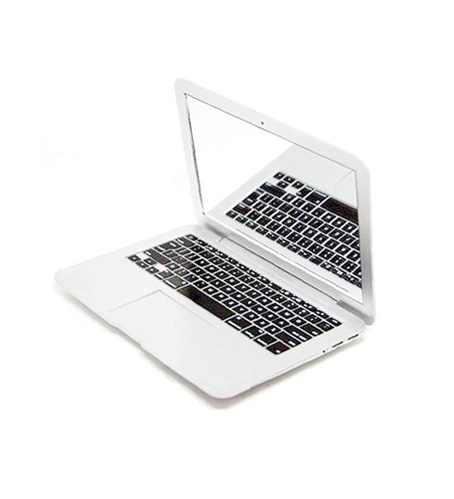 Buy Sanfiyya Laptop Shaped Makeup Mirror - Portable Compact Cosmetic Tool for Travel (White) | International Shipping Available - Buy Online on GoSupps.com