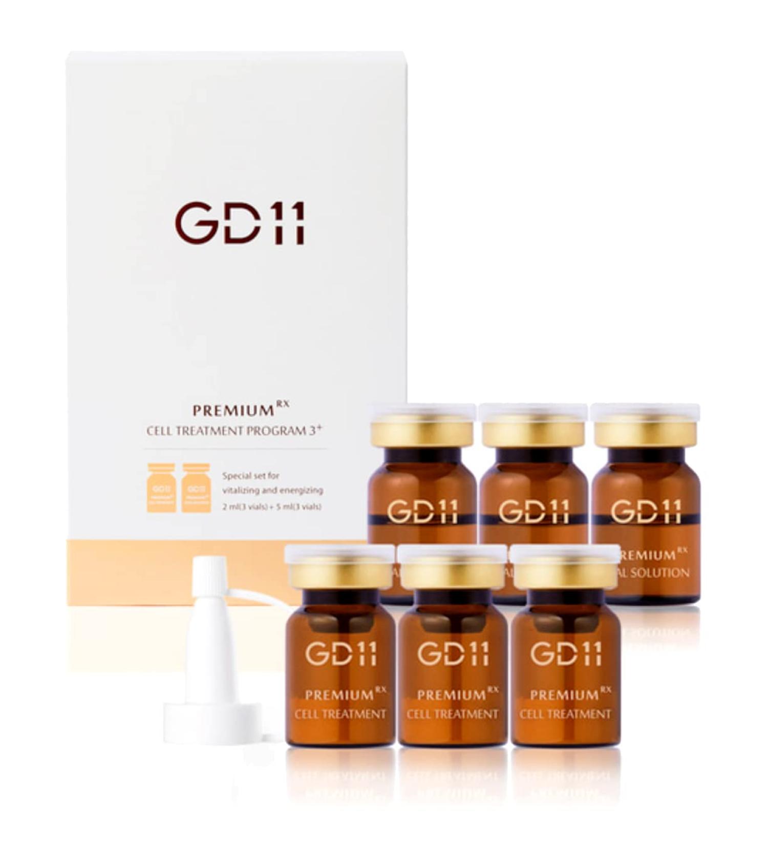 GD11 Premium Rx Cell Exosome Treatment Set for Skin Regeneration - Anti-Wrinkle Serum for Elasticity Care | 3 Pairs (0.1oz + 0.2 fl.oz) - Buy Online on GoSupps.com