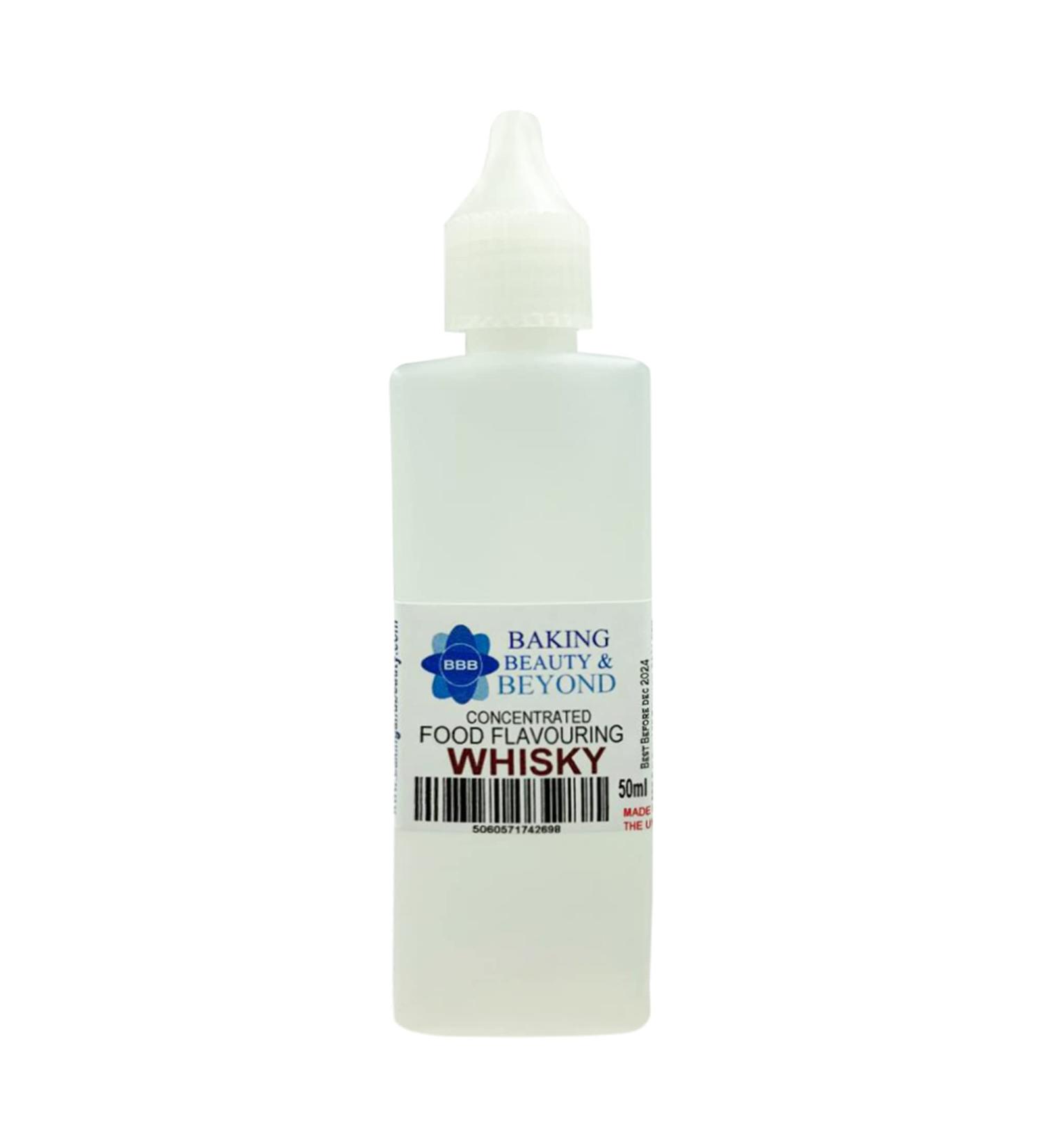 Baking Beauty and Beyond Concentrated Food Flavouring Oil - Dozen of Professional Quality Food Grade Flavouring Oil for Candy Making Baking Cooking Lip Balm and Lip Gloss - Whisky (50ml) - Buy Online on GoSupps.com
