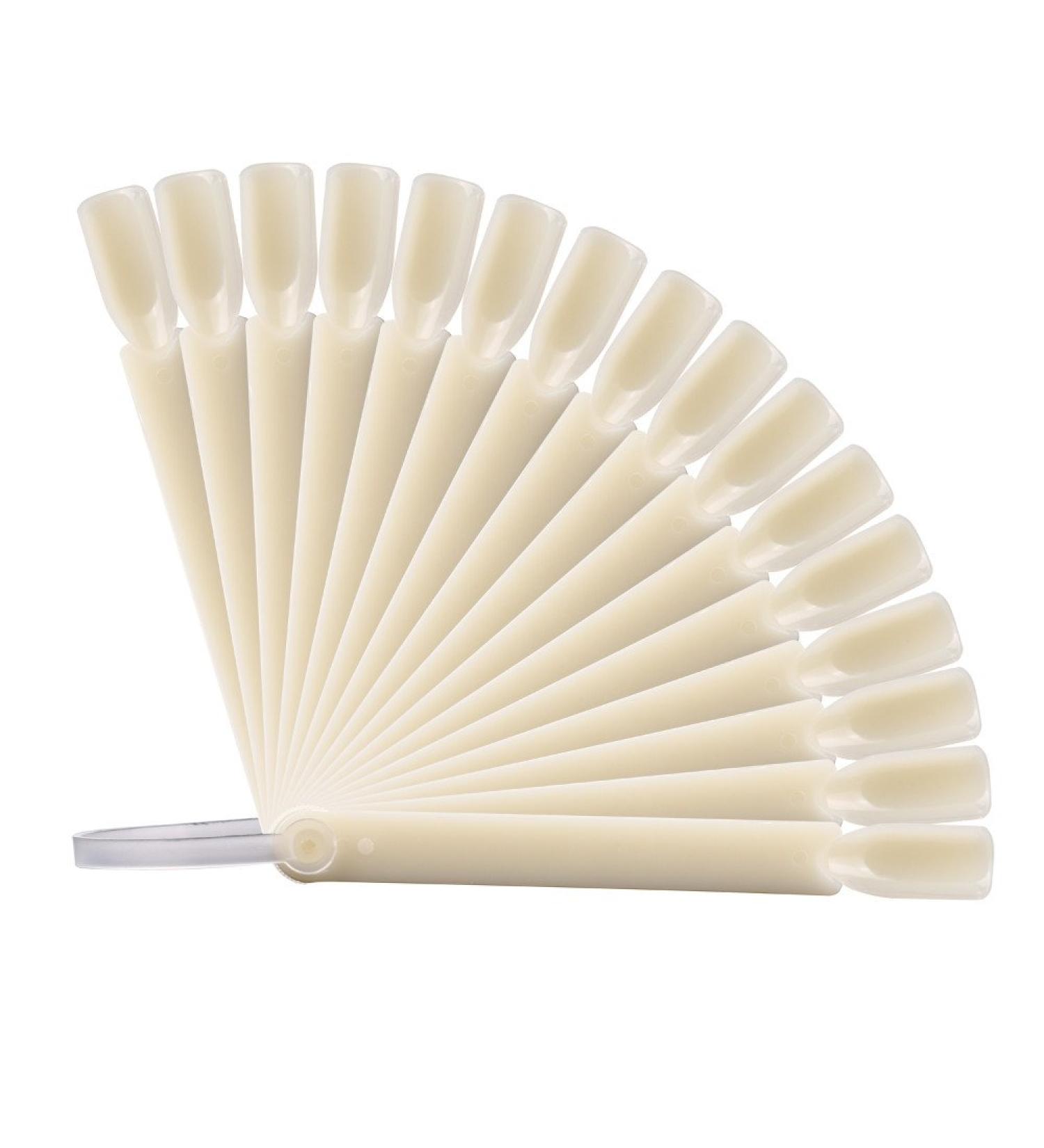 32 Pieces Acrylic C Curve Nail Tips - Professional Nail Art Practice Set for Salons & DIY Nail Studios (Beige) - Buy Online on GoSupps.com