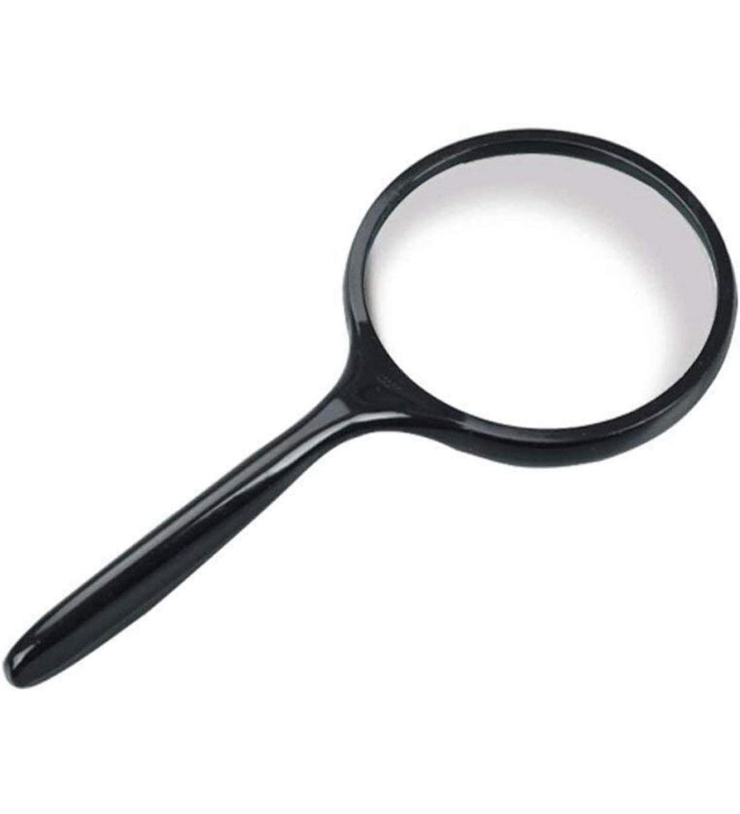 Professional 5 Times Reading Newspaper in Hand for The Elderly 100mm Anti-Scratch Glass Lens Reading Glass Full of Stars