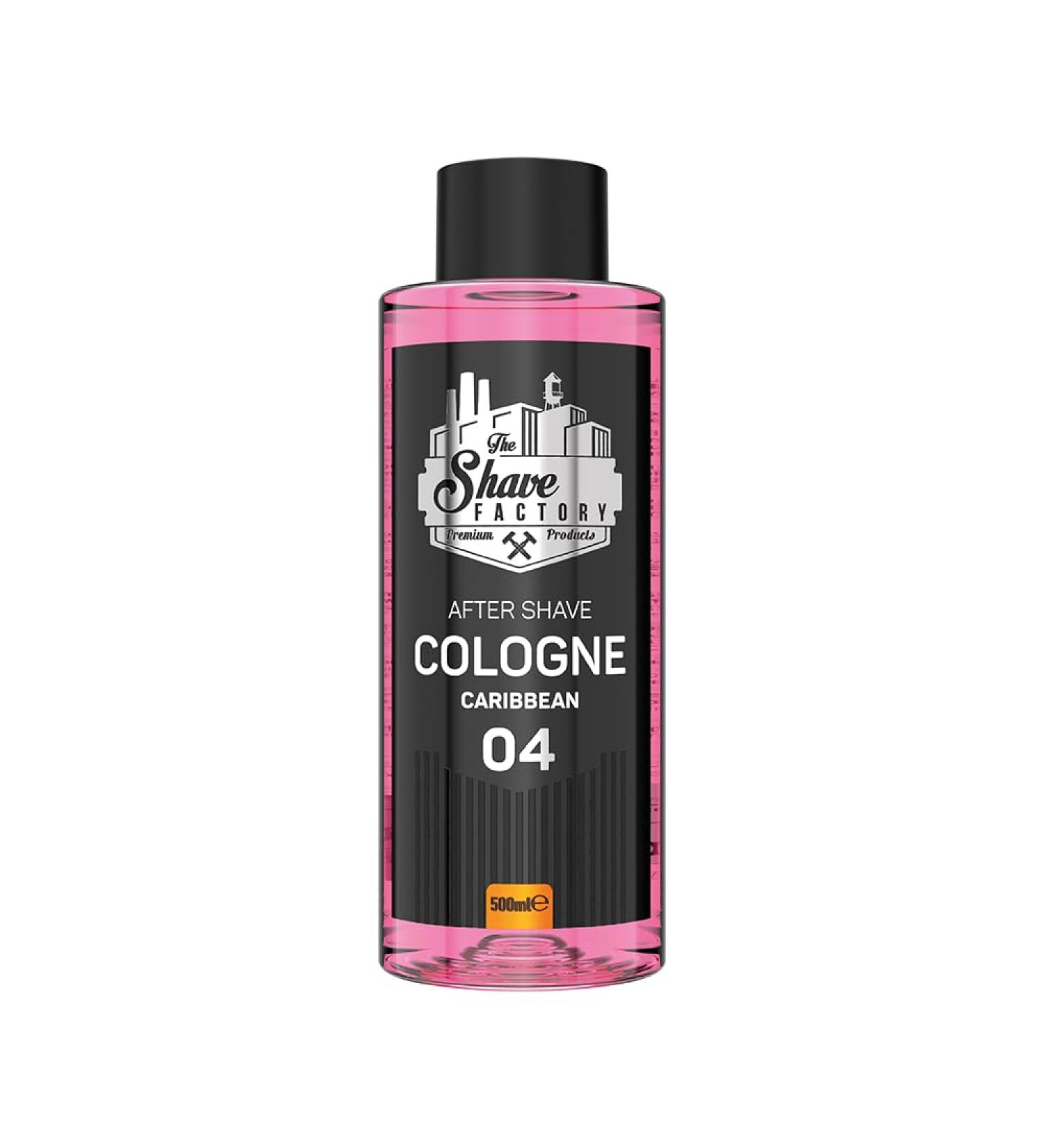 the shave factory After Shave Cologne Series (04 Caribbean 500ml (16.9 fl. oz)) 04 Caribbean 16.9 Fl Oz (Pack of 1) - Buy Online on GoSupps.com