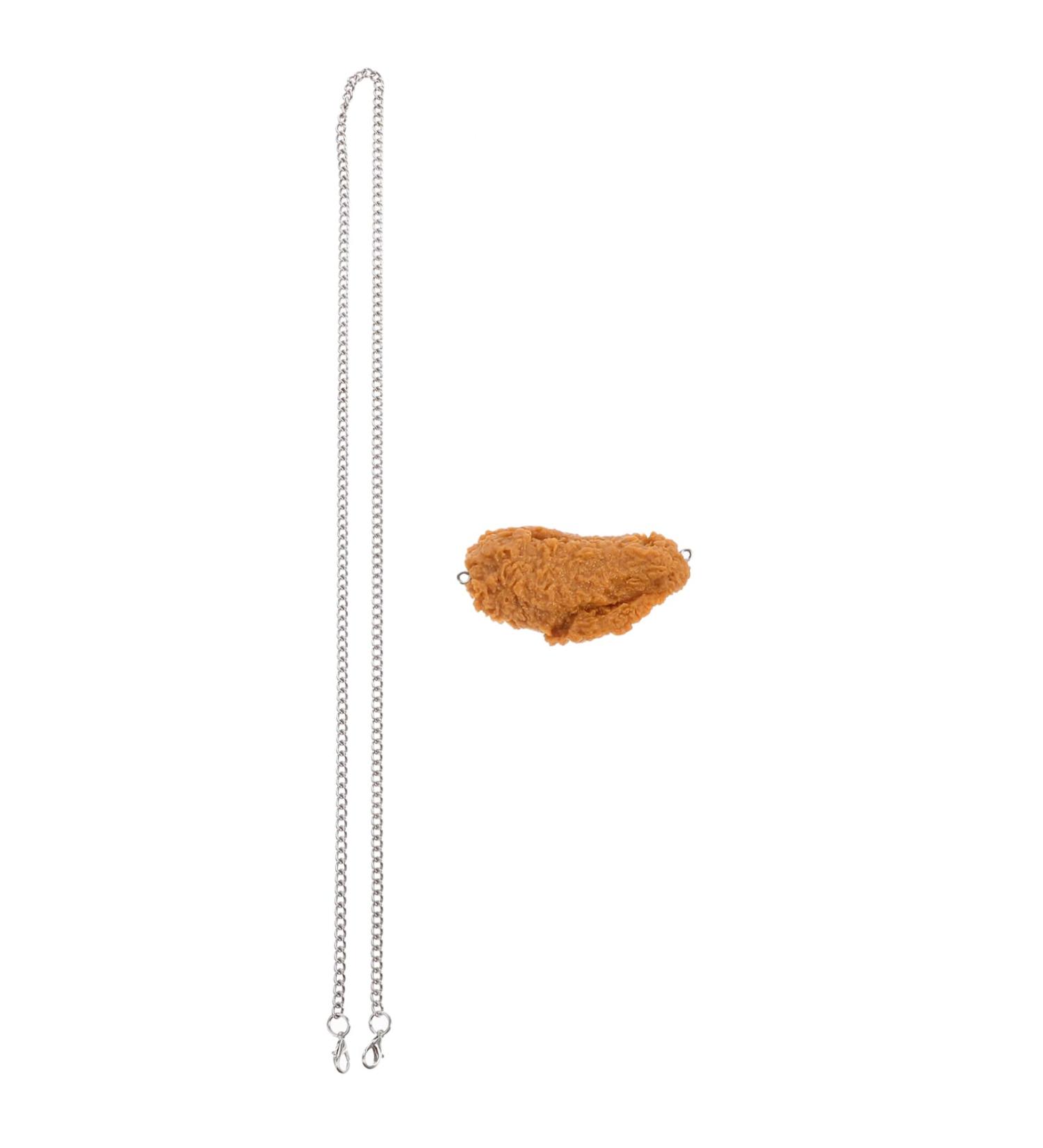 BESTonZON Model Food Hanging Pendant Hip hop Food Decorations Food Pendant Fried Chicken Decoration - Buy Online on GoSupps.com
