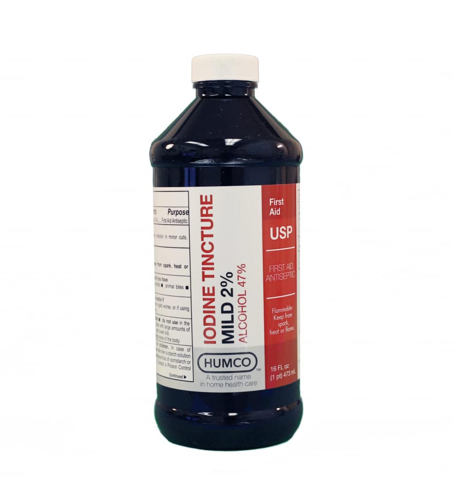 Humco Mild Iodine Tincture USP - 16 oz