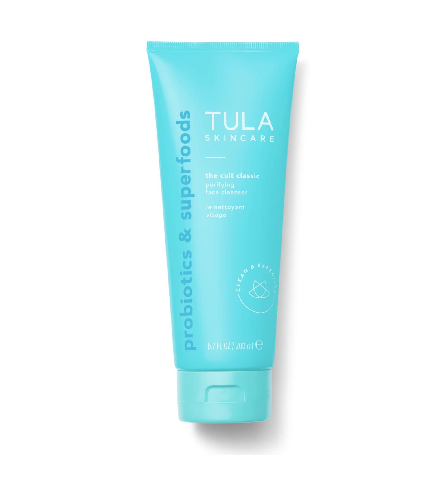 TULA Skin Care Purifying Face Cleanser 6.7 oz - Gentle & Effective Makeup Remover with Turmeric - Buy Online on GoSupps.com