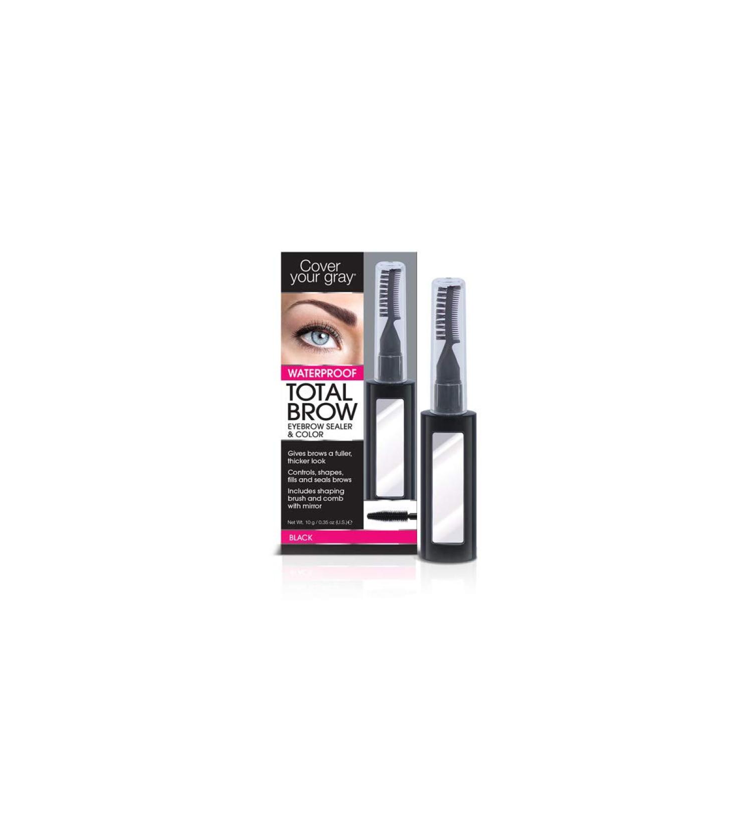 Cover Your Gray Total Brow Eyebrow Sealer in Black - 10g | International Shipping Available - Buy Online on GoSupps.com