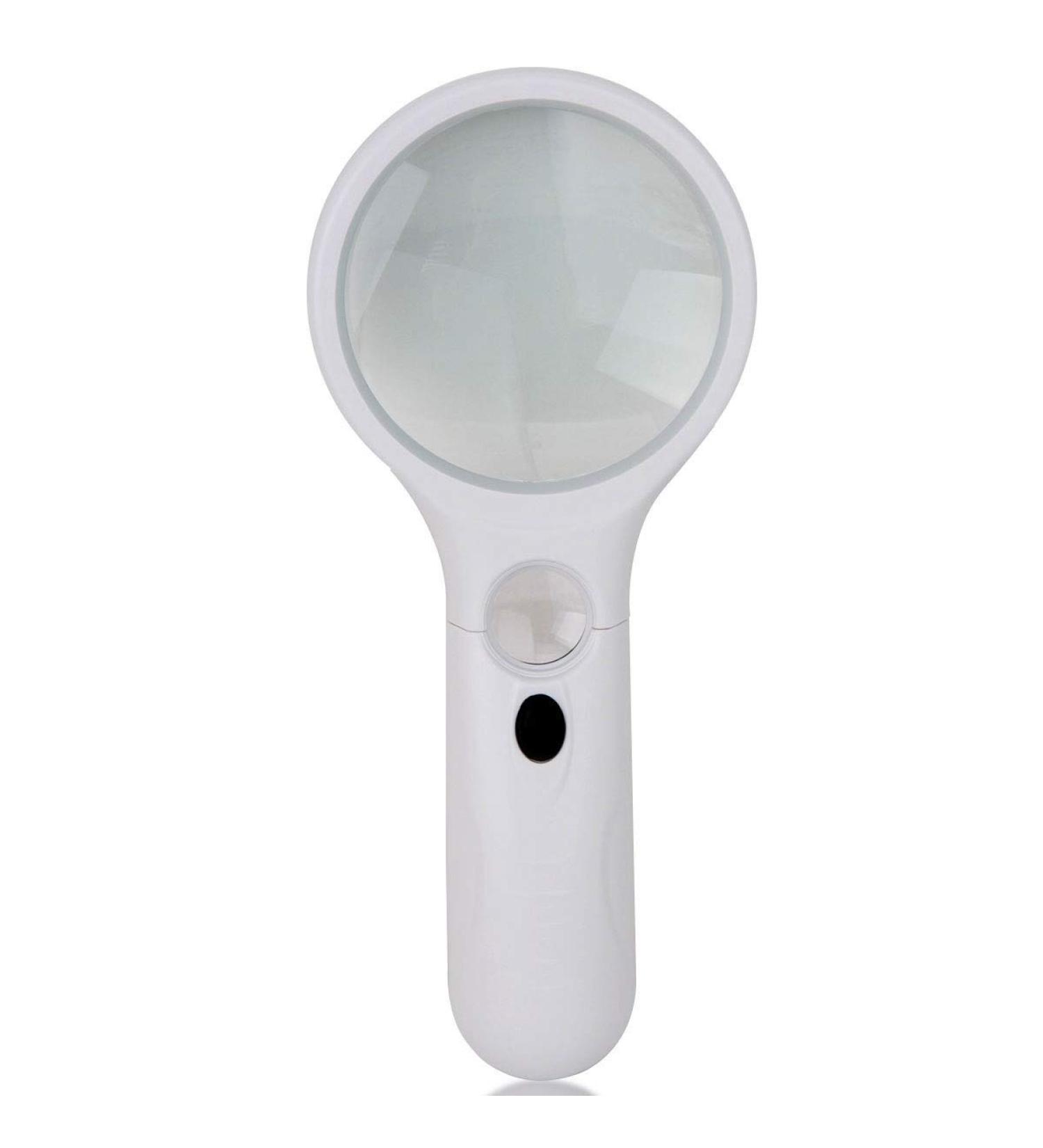 LED Dual-Light Magnifier Handheld Lighting at Night Reading for The Elderly and Children Made in China - Buy Online on GoSupps.com