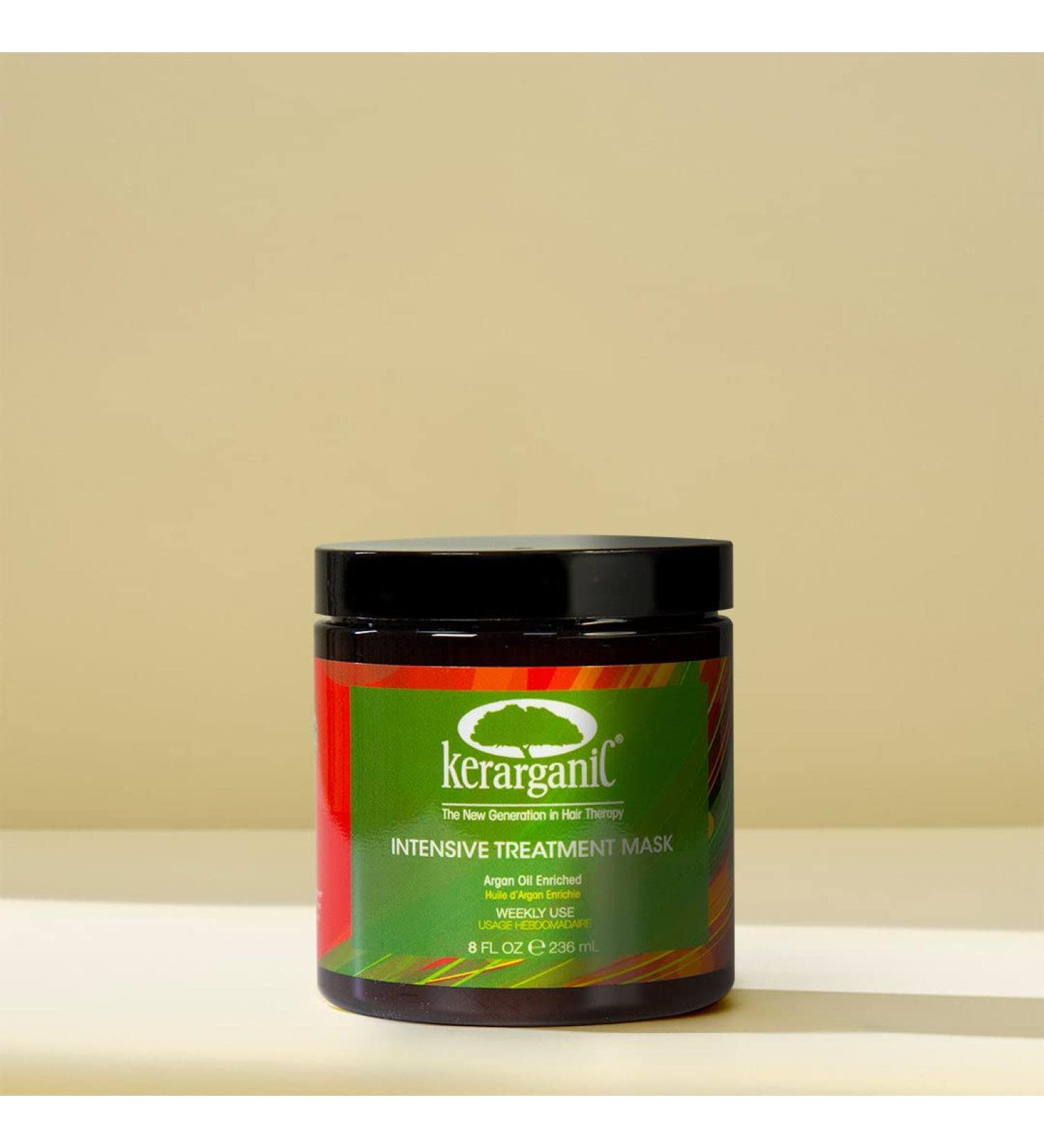 KERARGANIC Intensive Treatment Mask 8oz - Argan Oil Enriched Keratin Hair Repair - Buy Online on GoSupps.com