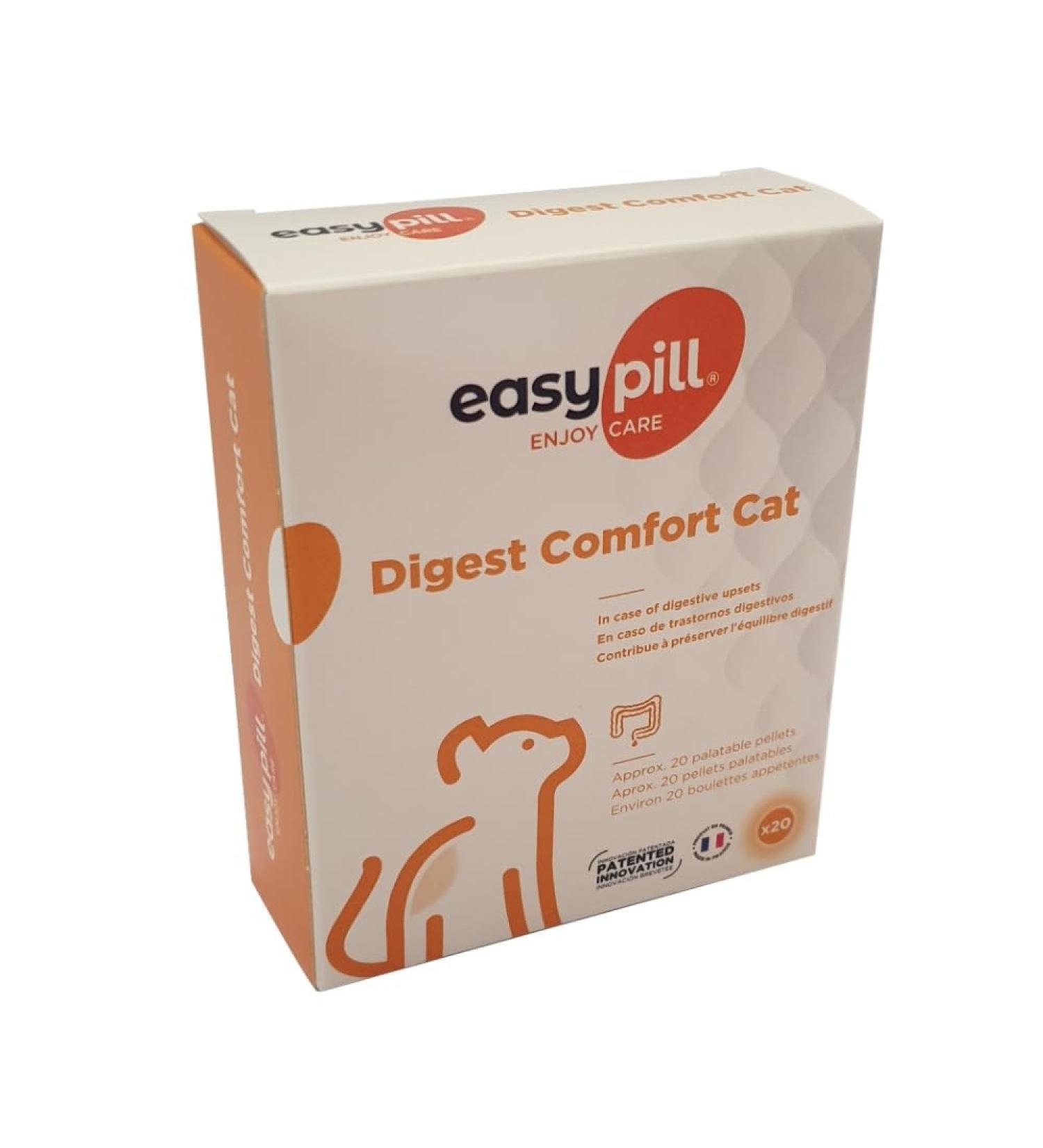 Easypill Cat Dog Digestion Supplement Comfort For Stomach Issues Diarrhoea (Cat x 20 Pellets)