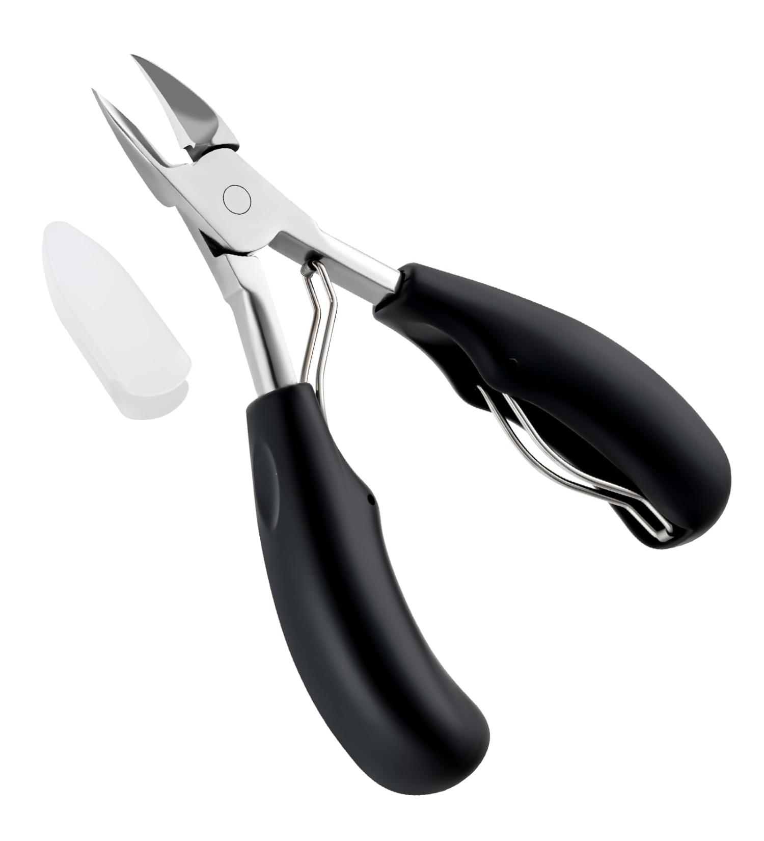 Professional Toenail Clippers for Thick & Ingrown Toenails | Stainless Steel Nail Treatment Tool for Men Women & Seniors - Best Pedicure Tool - Buy Online on GoSupps.com