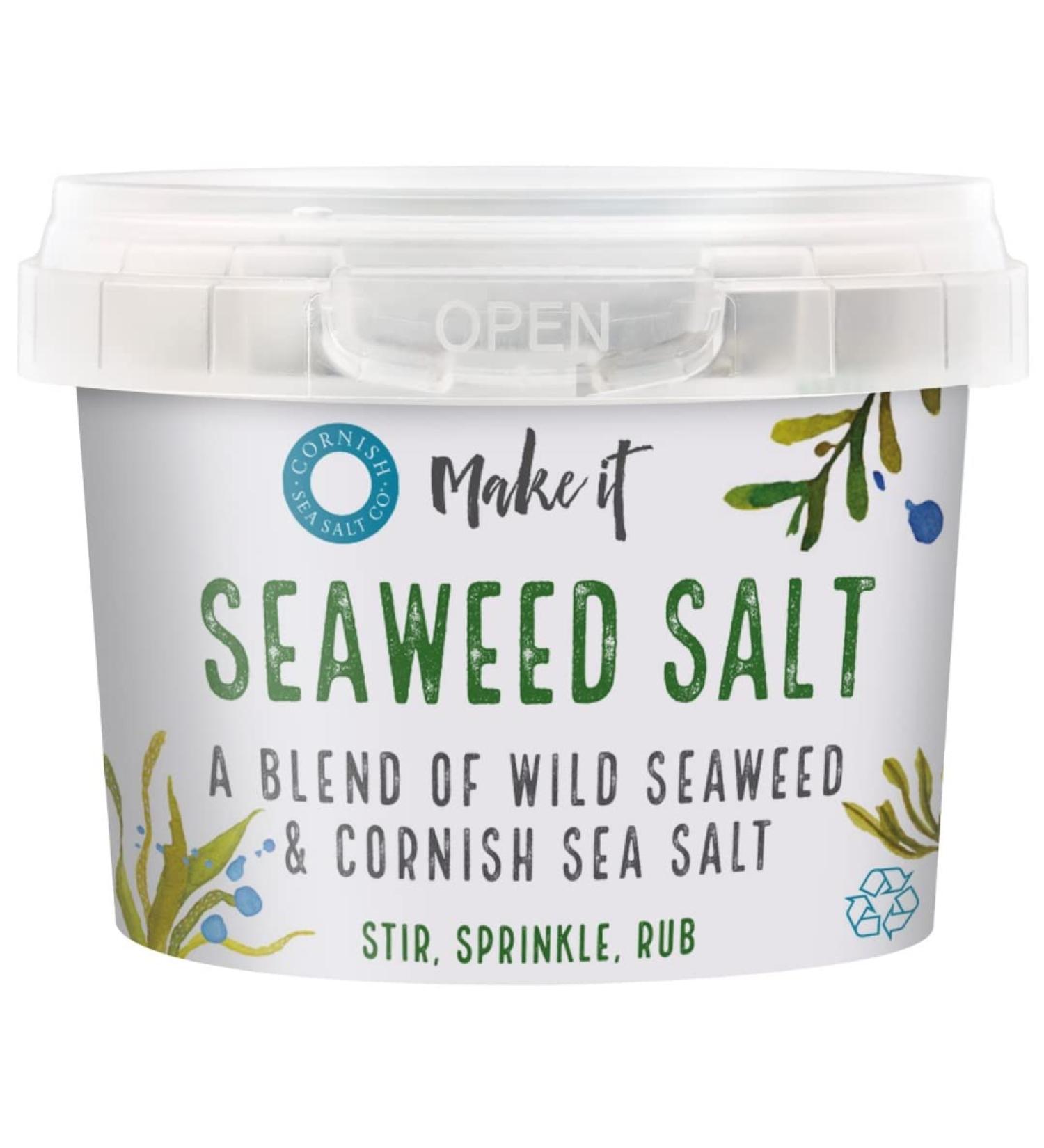 Cornish Sea Salt - Seaweed - 60G - Tub - Buy Online on GoSupps.com