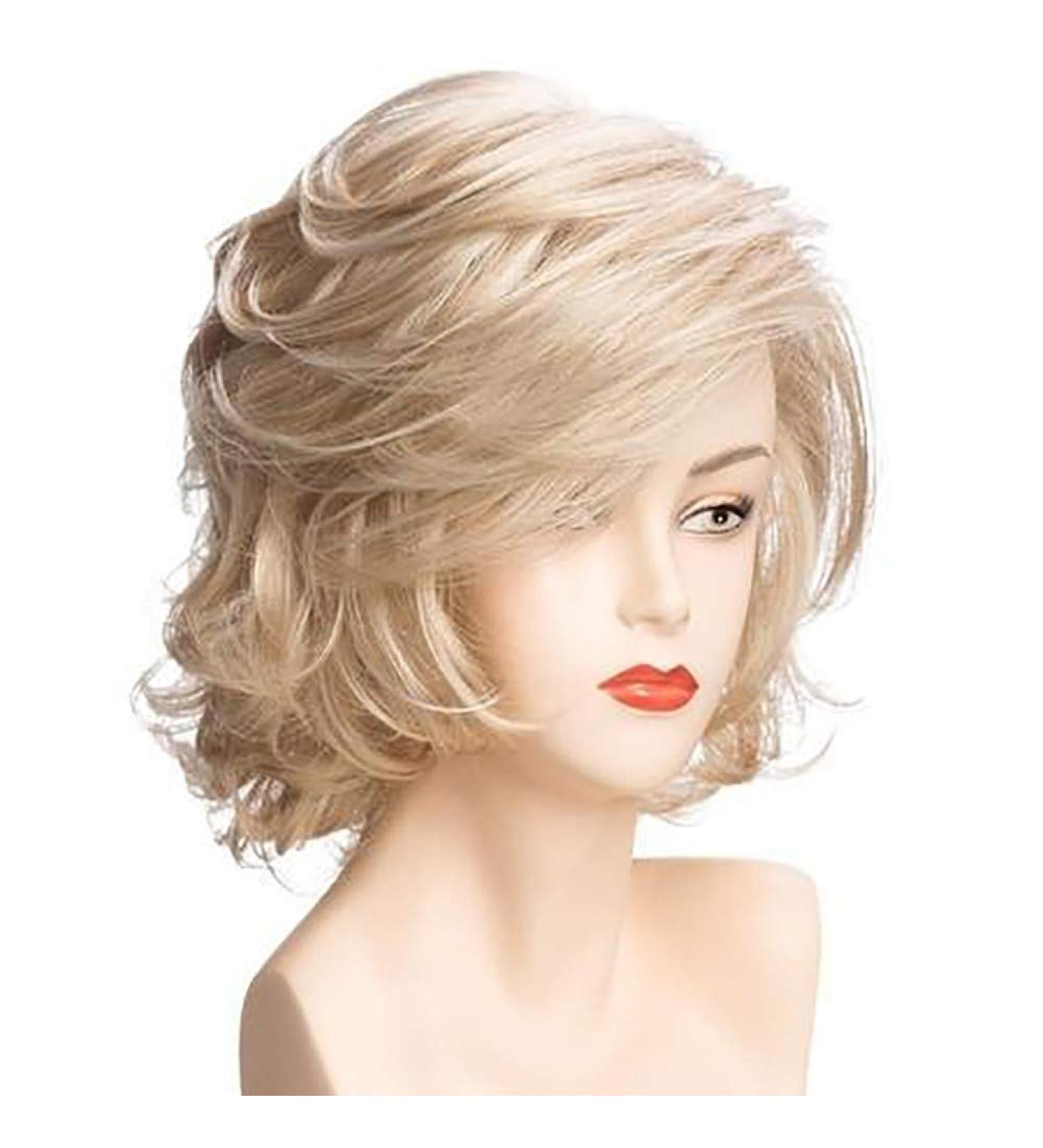 Shop Short Brazilian Wavy Wig for Women | Curly Synthetic Cosplay Hair - 50s 60s 70s 80s Styles - Buy Online on GoSupps.com
