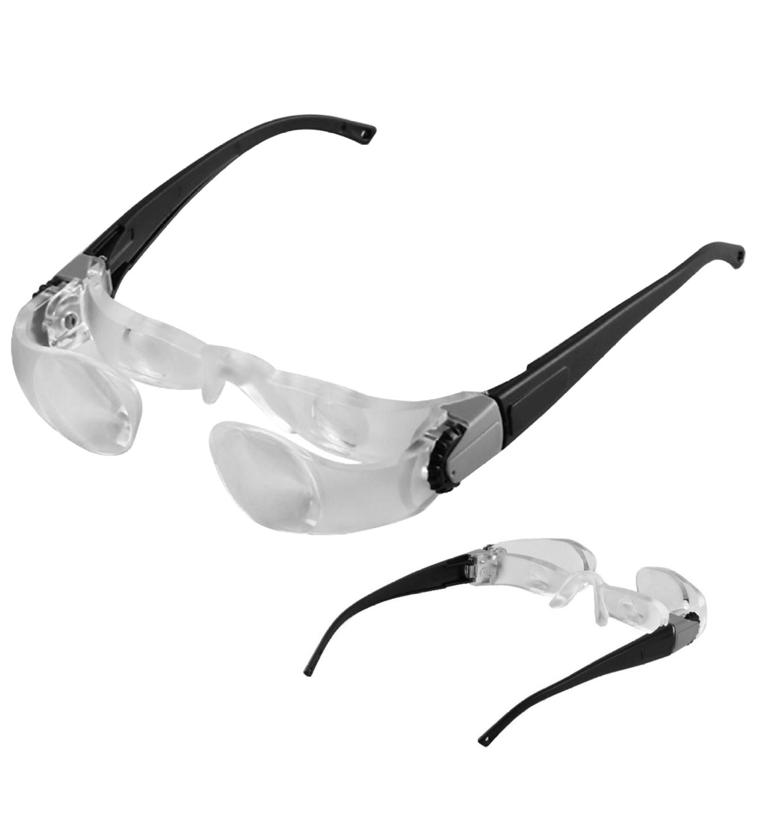 HoveeLuty Magnifying Glasses Adjustable 4X Magnifying Eyewear Anti-Glare Wearable Magnifier Glass for Presbyopia Seniors Watching TV for Low Vision Reading Fishing - Buy Online on GoSupps.com