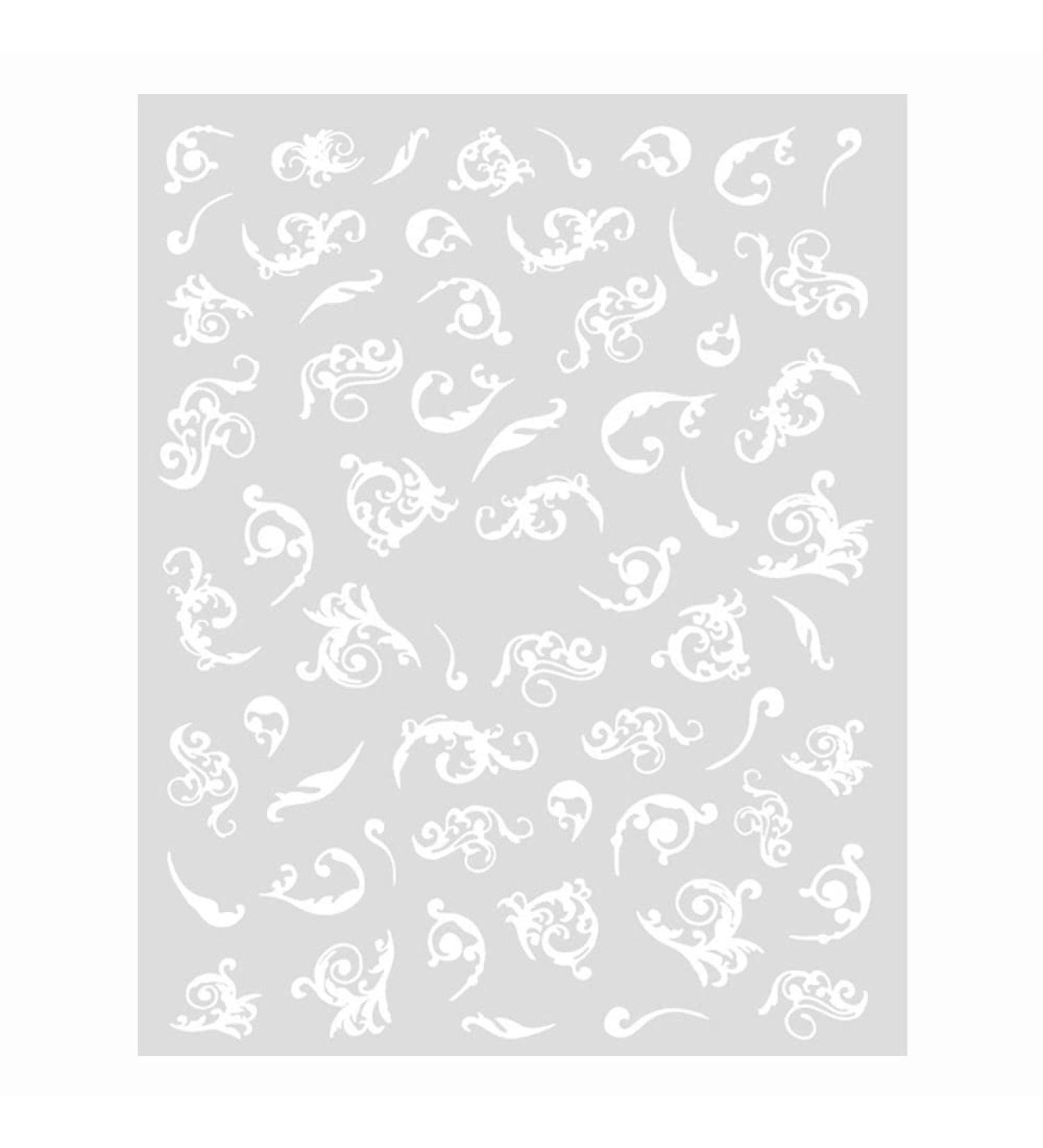 Nail Supplies Manicure Decor Retro Nail Decorations Nail Art Decorations Nail Art Sticker Boho Totem Nail Sticker Nail Jewelry Accessories(2 white) White2 - Buy Online on GoSupps.com