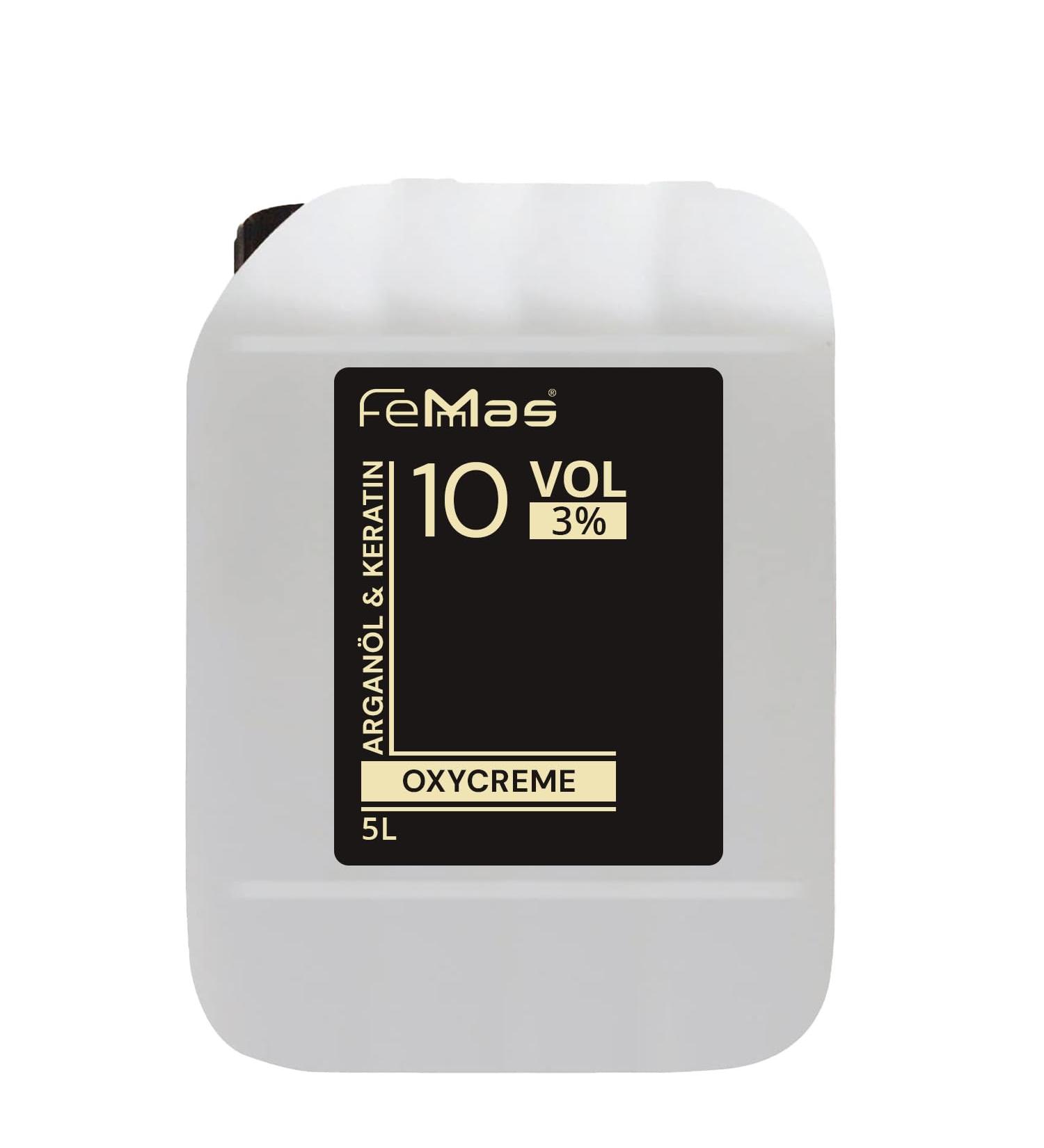 Buy Femmas Oxy Cream 3% 5000ml - Salon Quality Hair Color Developer for Even Tones & Light Application - International Shipping Available - Buy Online on GoSupps.com