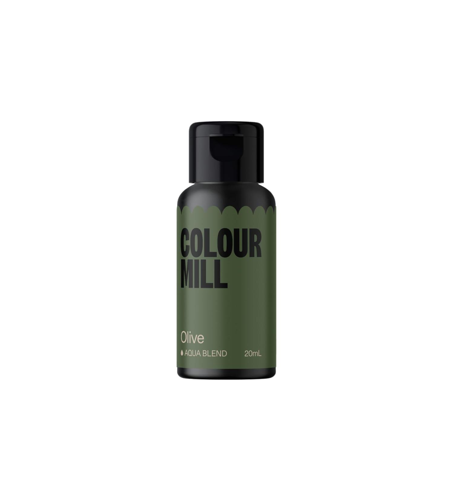 Olive - Aqua Based Colouring 20ml - Colour Mill