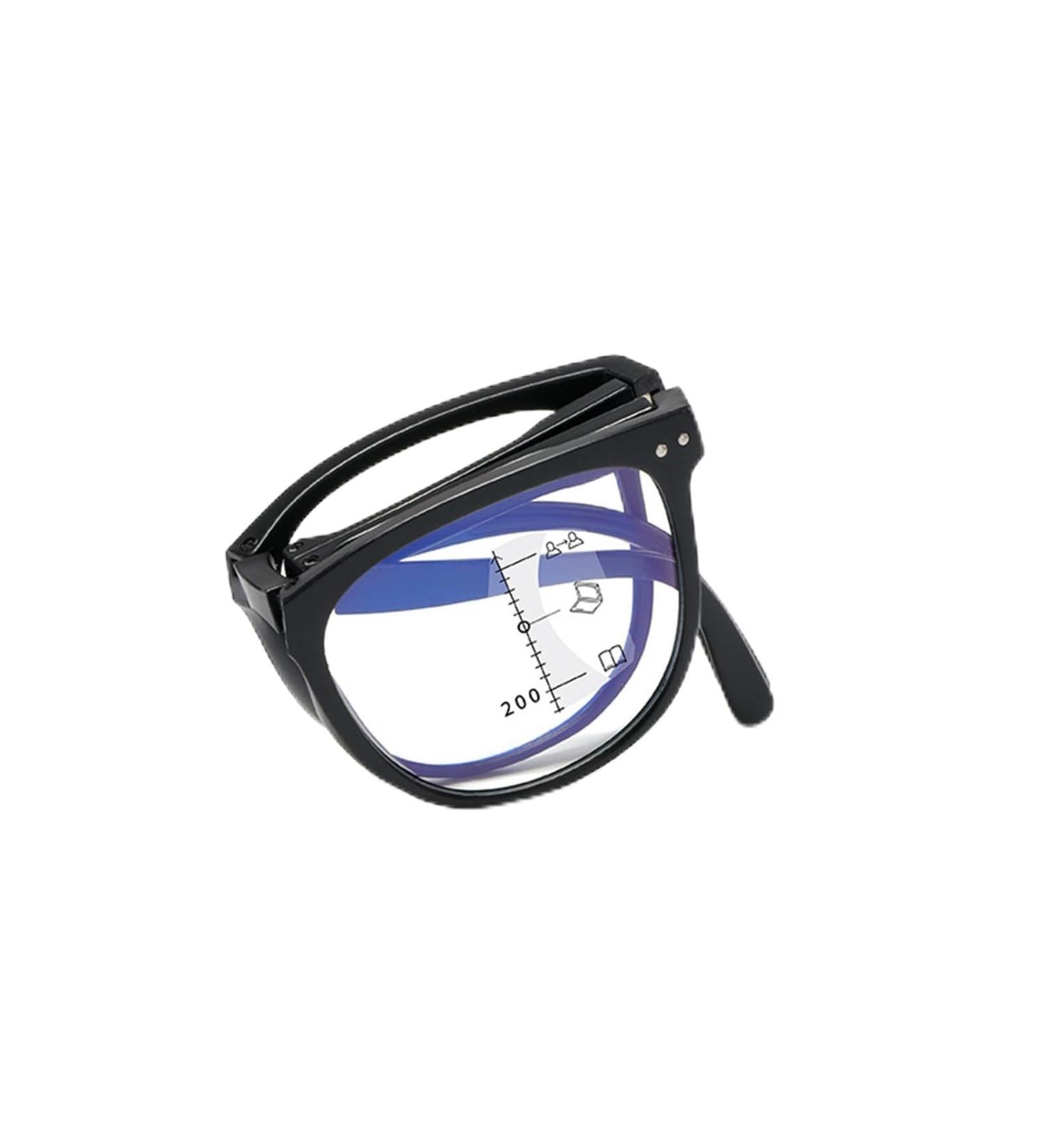 Portable Folding Reading Glasses for Women Men Blue Light Blocking Readers Multifocus Anti Glare Glasses(Couleur:Noir Grandeur:1.0x) - Buy Online on GoSupps.com