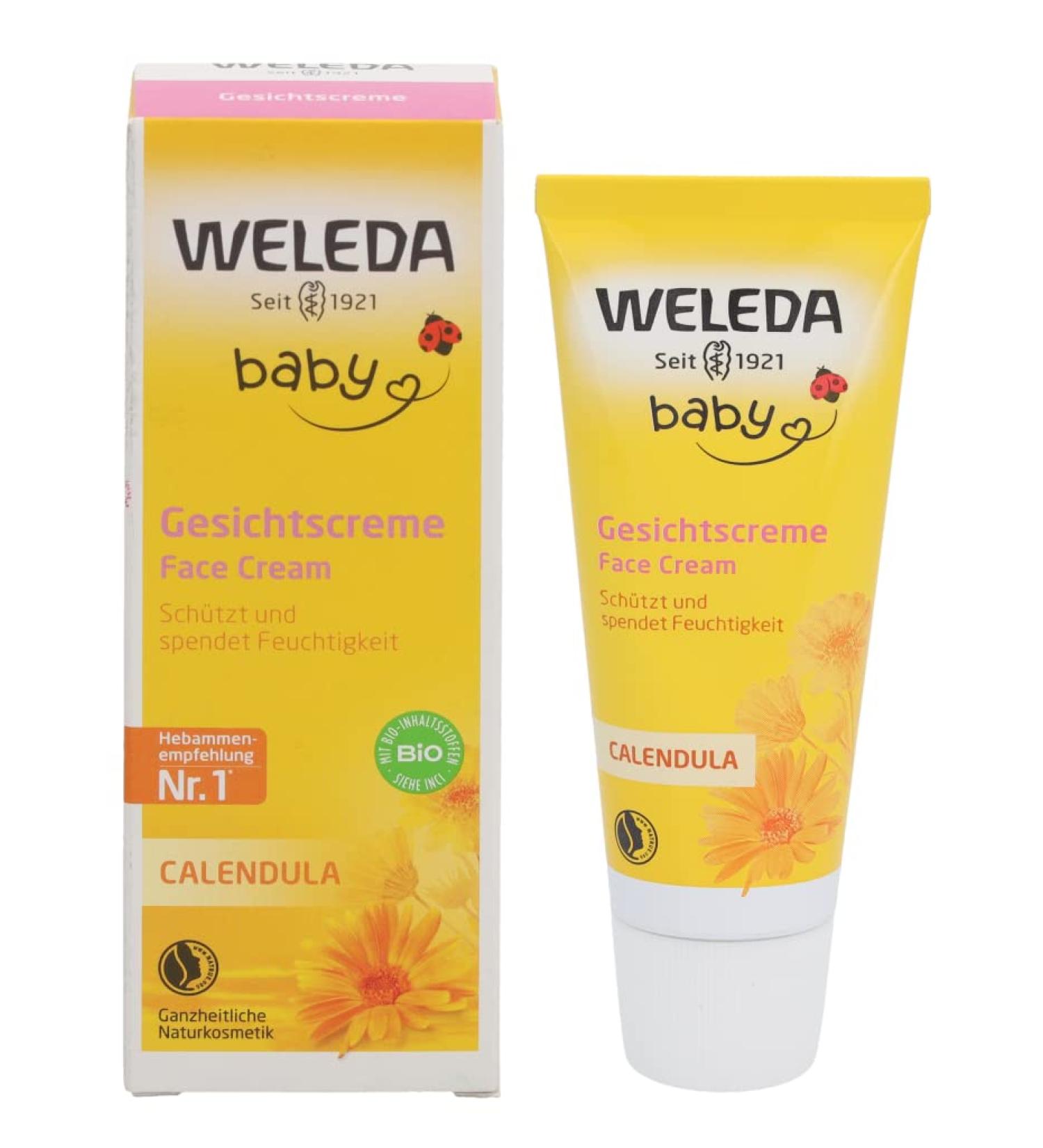  Weleda WELEDA Baby Face Cream with Calendula 50 ml - Buy Online on GoSupps.com