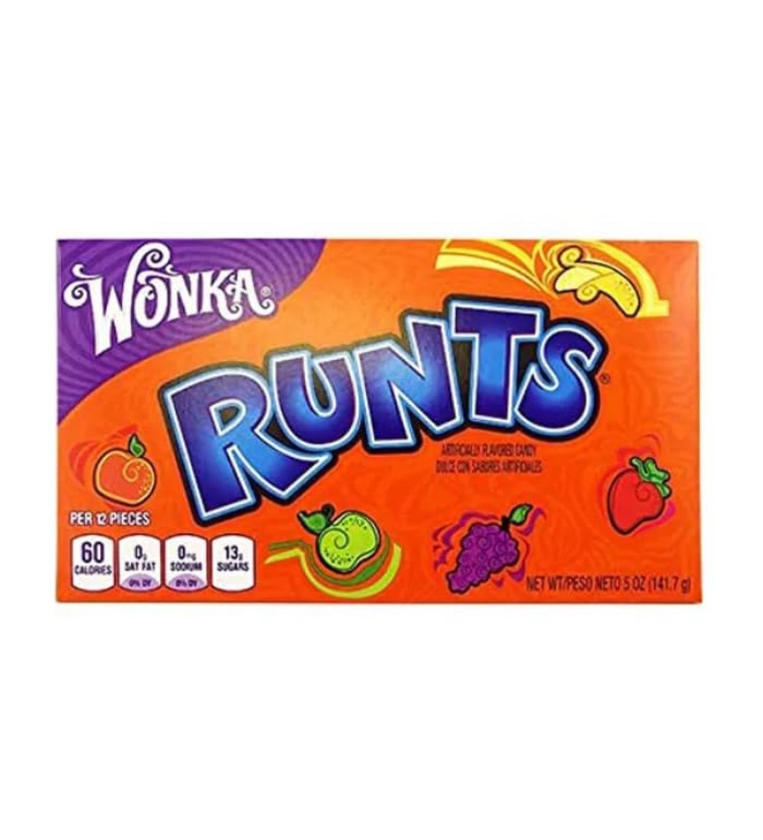 3 Pack - Runts Movie Theater Concession Box - 141.7g Each (425.1g Total)