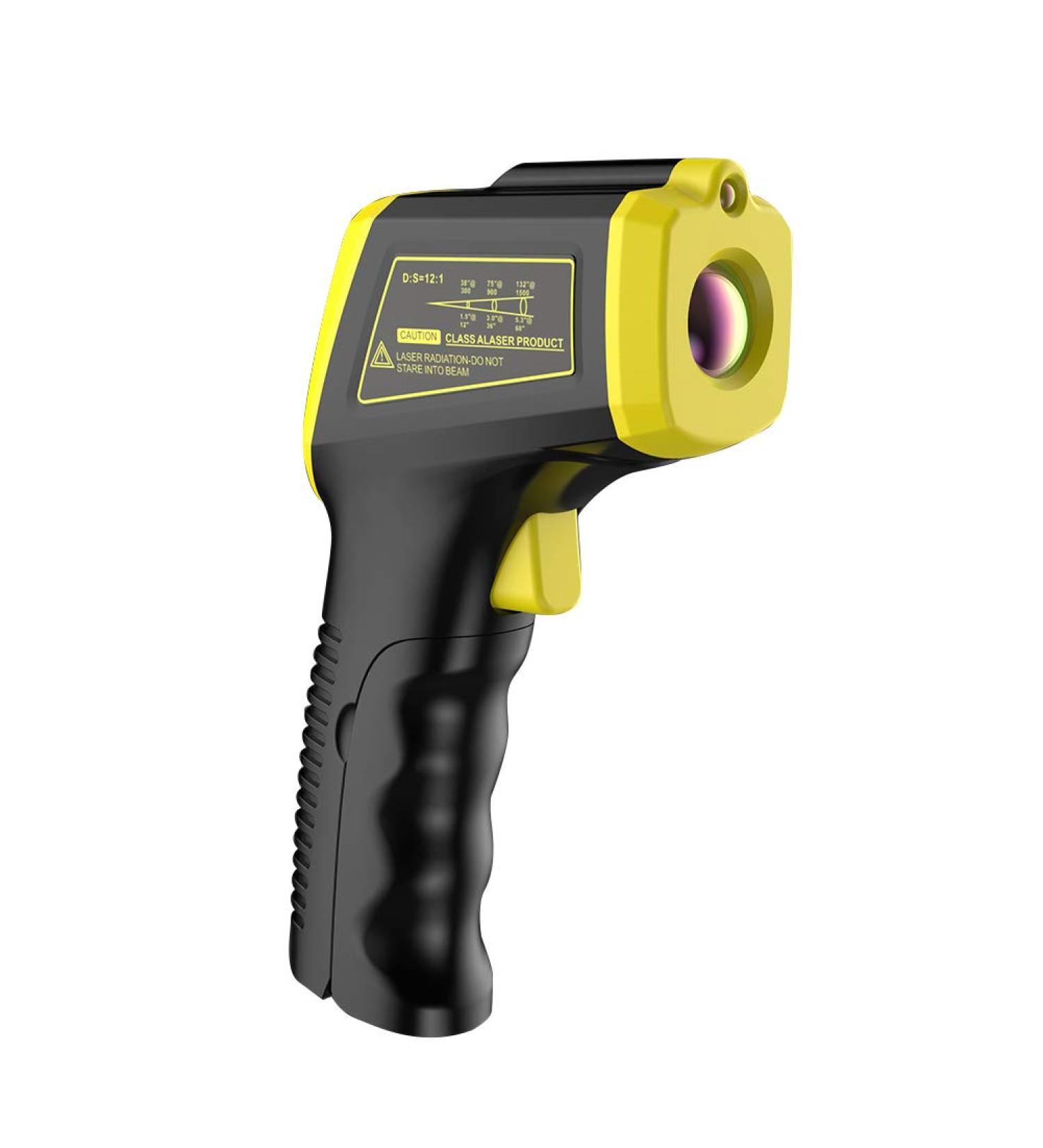 Kslogin Industrial Grade Infrared Thermometer Temperature Tester Guns Non-Touch Non-Contacting Digital IR Laser Thermometer -58 To 1112 -50 600 Black - Buy Online on GoSupps.com