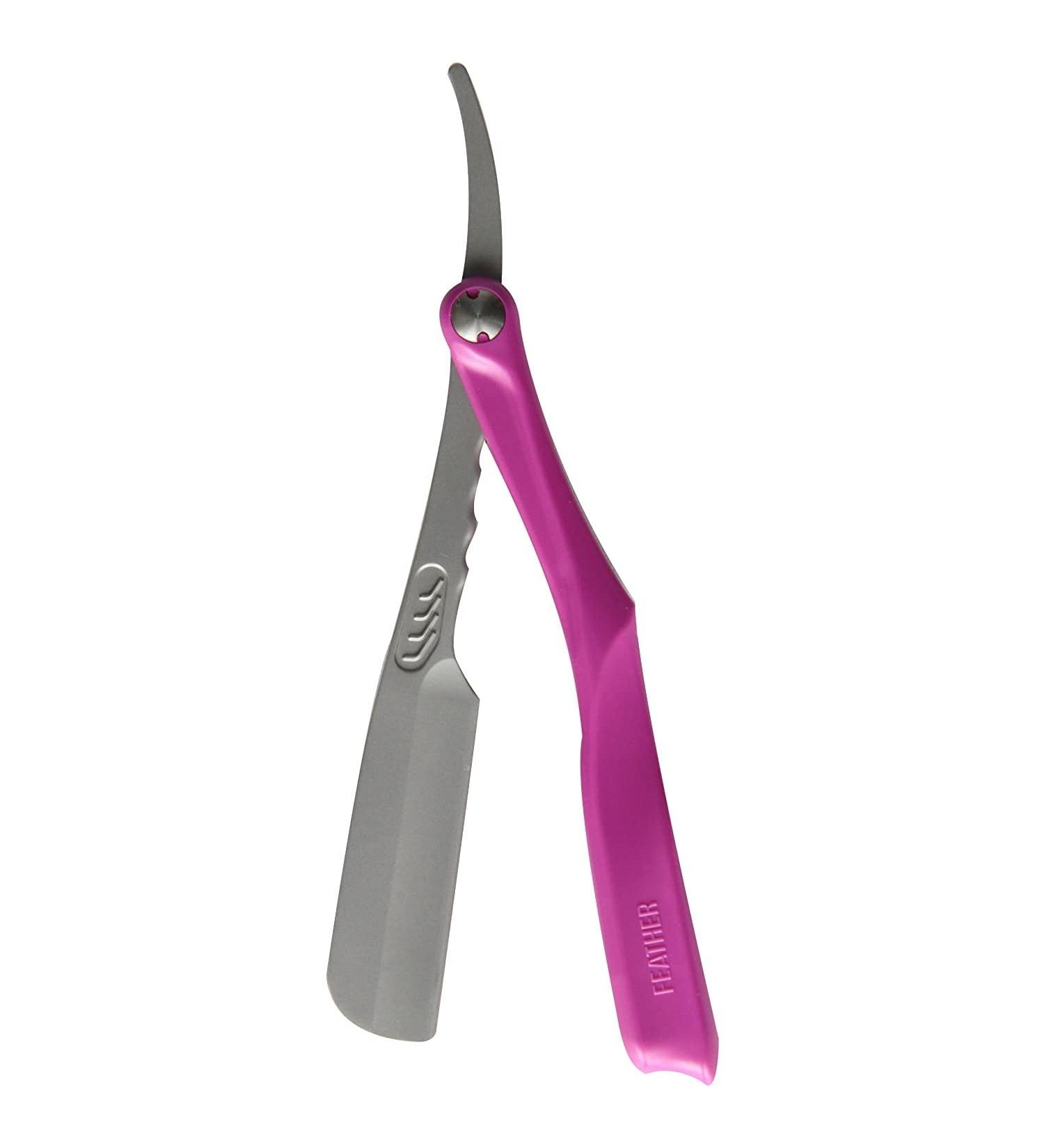 Feather SS Folding Handle Razor - Black | Premium International Shipping Available - Buy Online on GoSupps.com