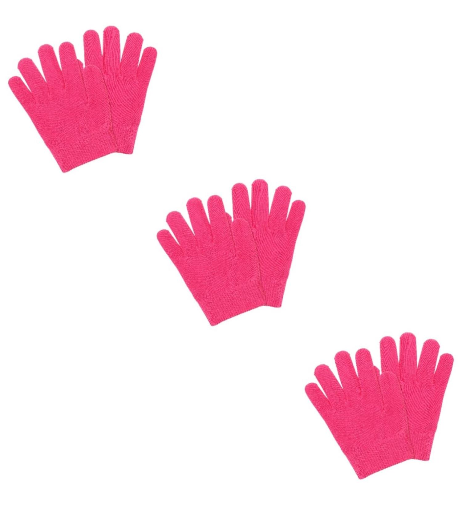 FRCOLOR 3 Pairs of Moisturising Night Gloves Spa Gloves for Dry Hands Salon Accessories Exfoliating Smooth Gloves Moisturising Gloves for Women - Buy Online on GoSupps.com