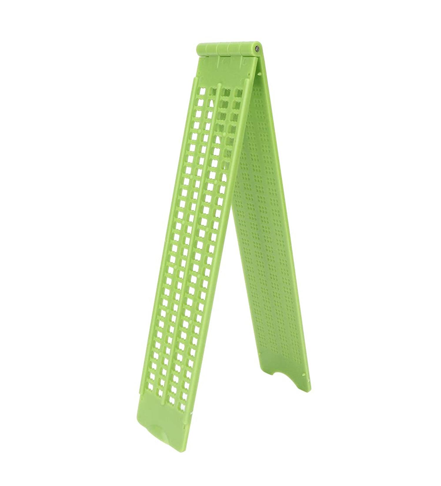 Portable Braille Writing Board Plastic with 4 Lines and 28 Cells Durable and Practical Accessory for Braille Learning - Buy Online on GoSupps.com