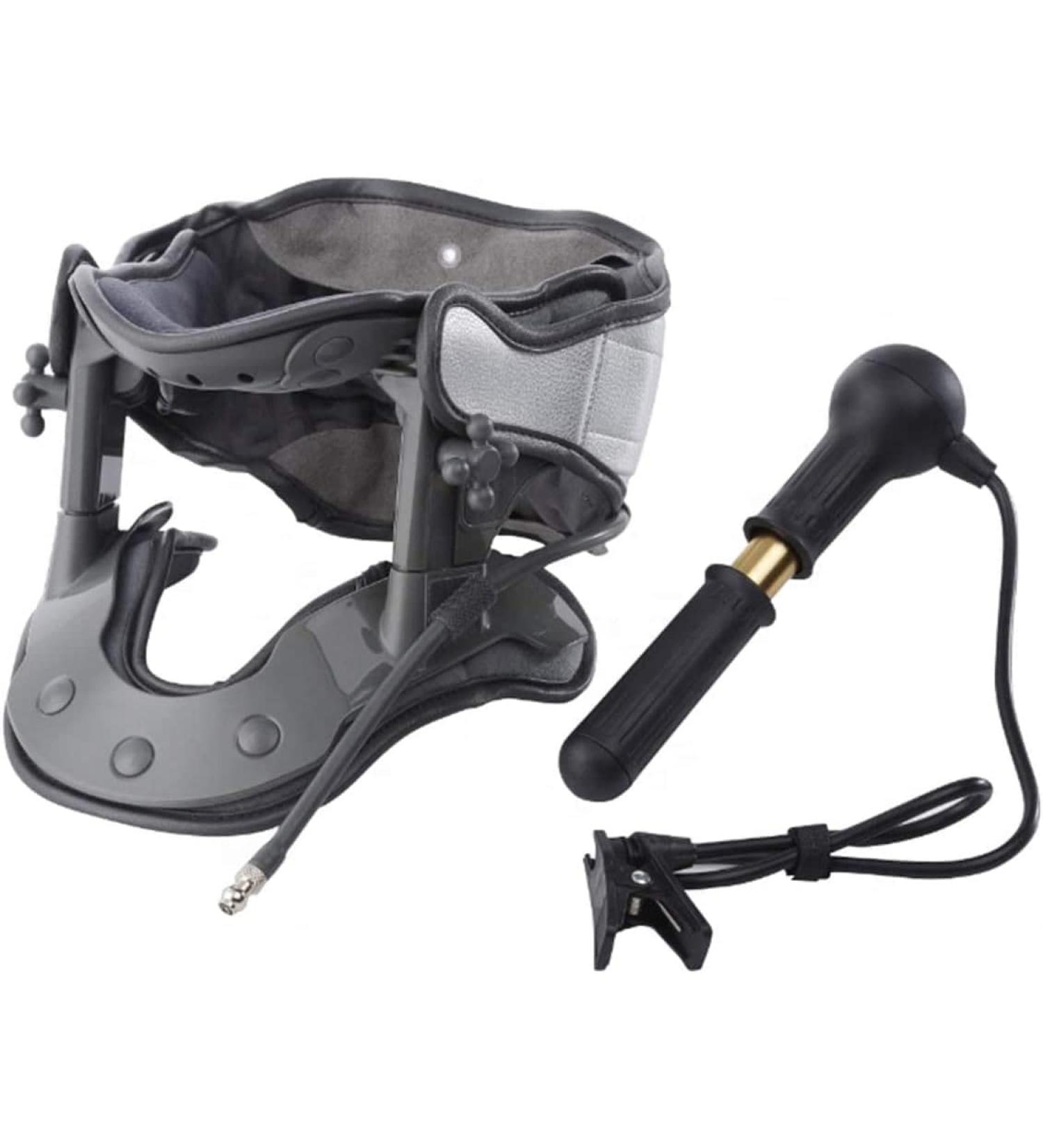 Ininosnp Cervical Traction Device - Relieve Neck & Shoulder Pain Improve Vertebral Alignment | International Shipping Available - Buy Online on GoSupps.com