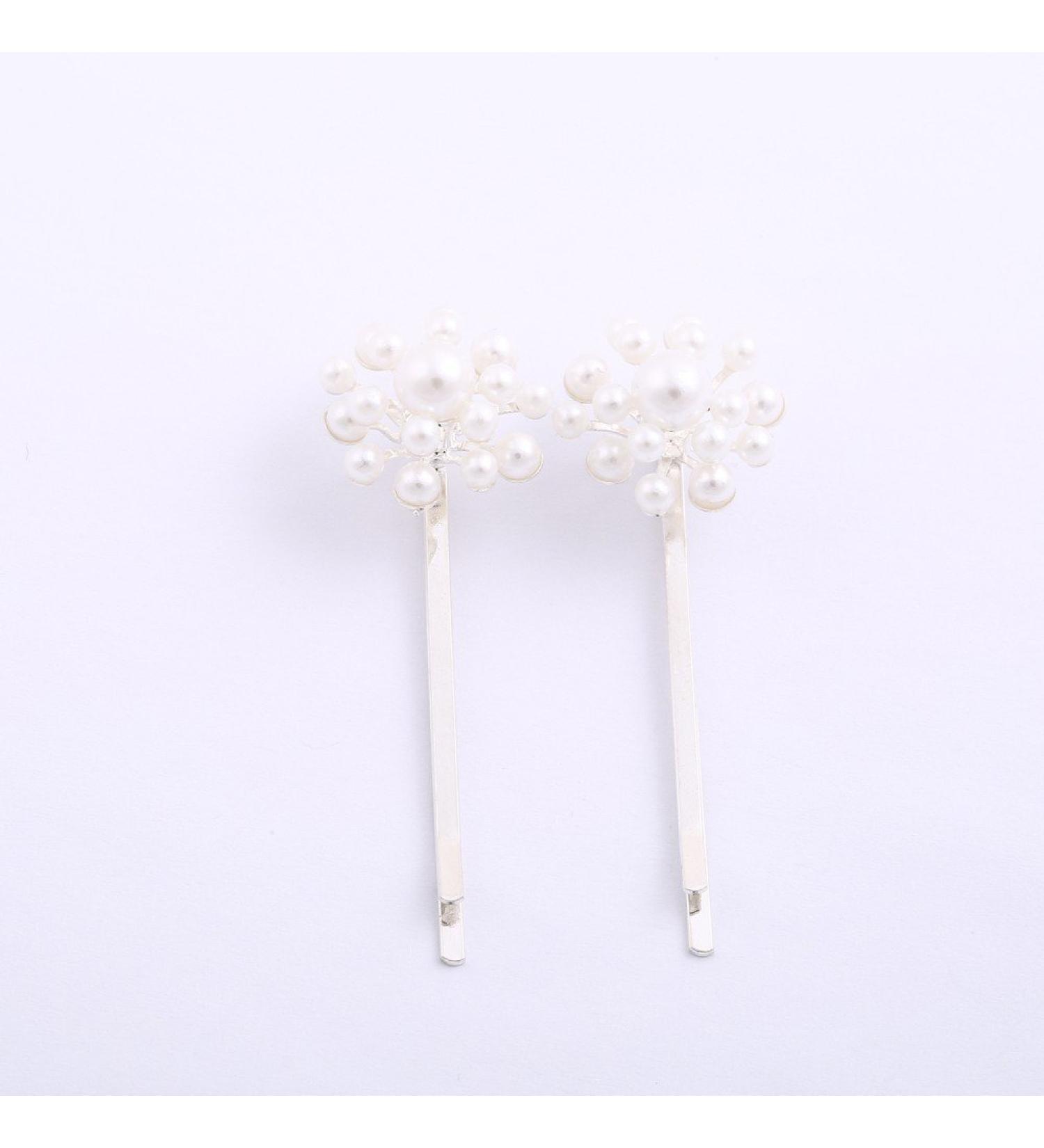 A&A Hair Beauty Hair Accessory Clip Barrette Hair Slide Comb Pearl Flower 11 g