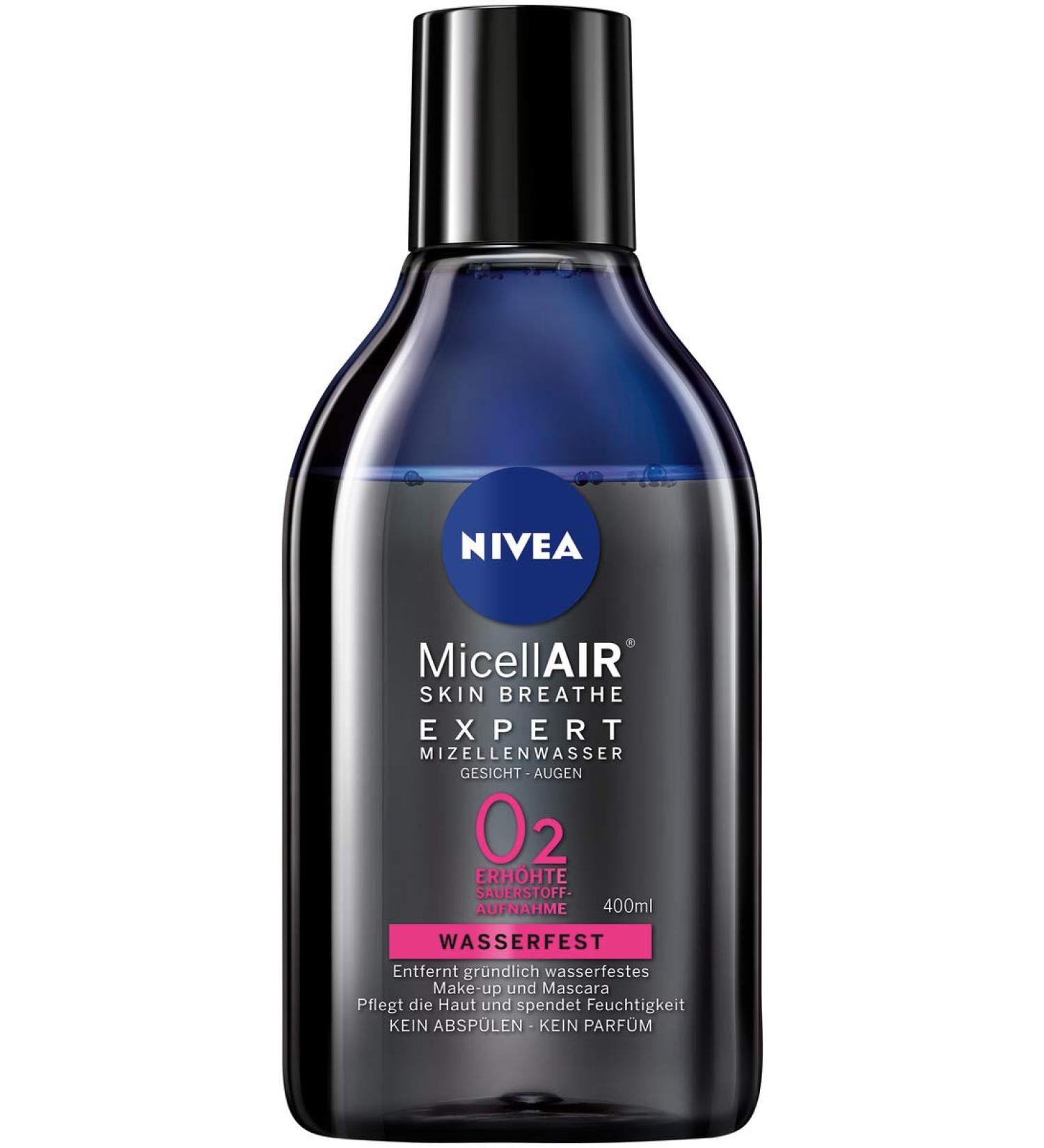 NIVEA Micellair SKIN BREATHE Micellar Water Waterproof 400ml | Shop Internationally for Cleansing & Hydration - Buy Online on GoSupps.com
