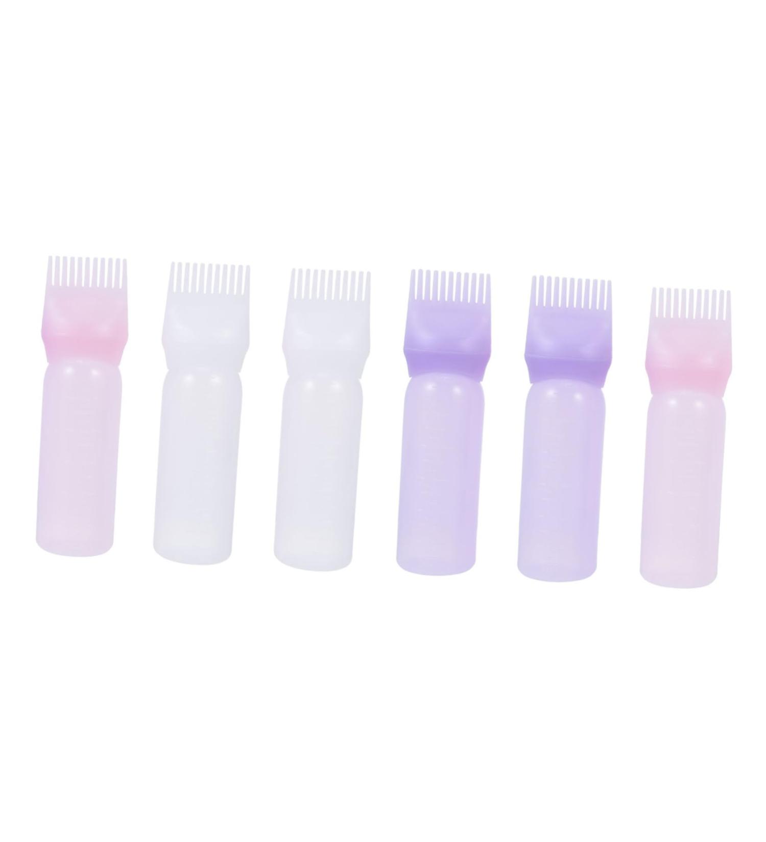 Didiseaon 6pi ces Bouteilles Applicatrices De Capillaire Set De Combinant Bouteilles Blanches Violettes Et Roses Pour Et Soins Outils Pour Coiffeurs Et Usage Domestique - Buy Online on GoSupps.com