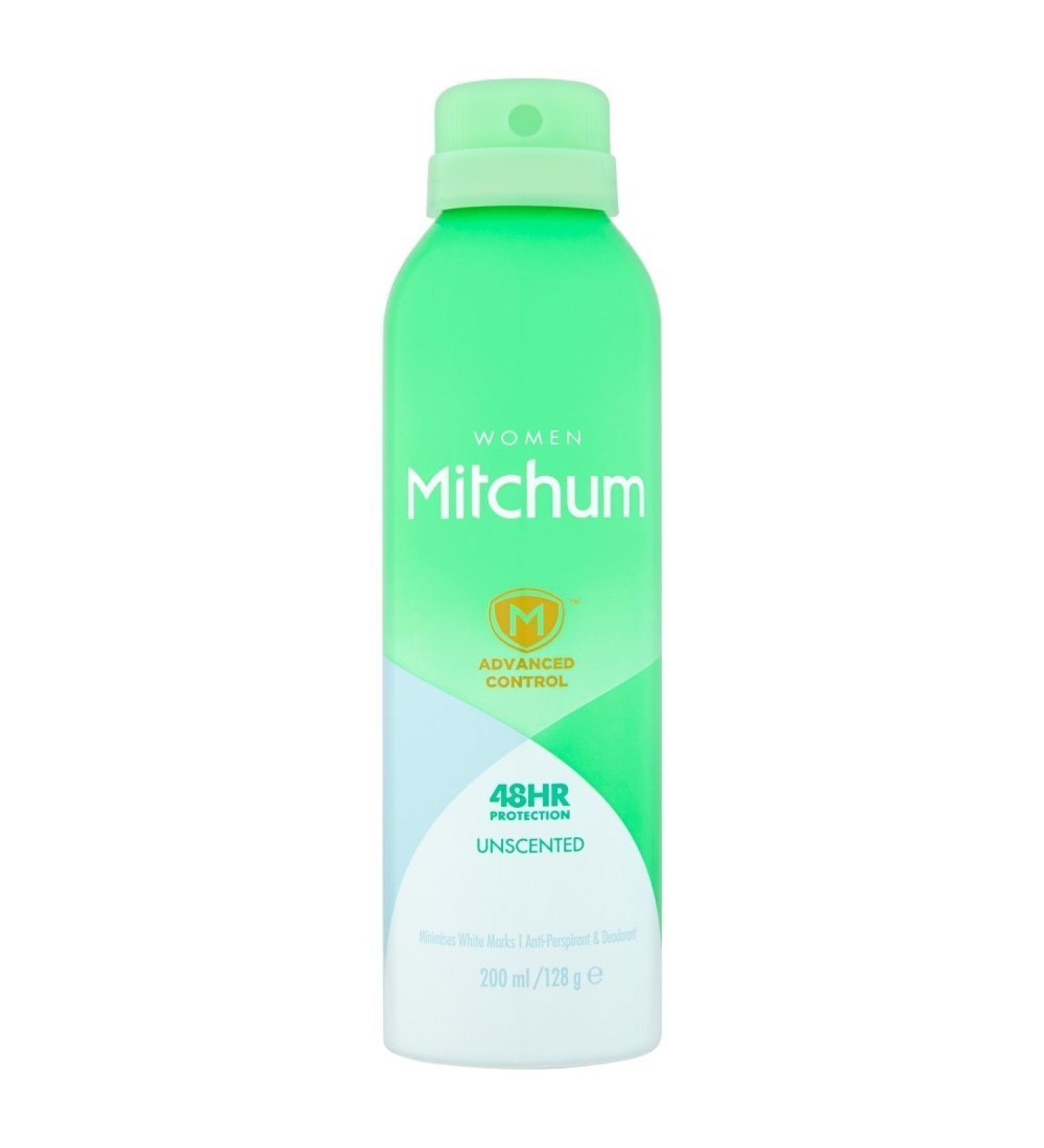 Mitchum Women Advanced Control Unscented Anti-Perspirant Deodorant Spray 200 ml (Pack of 1)