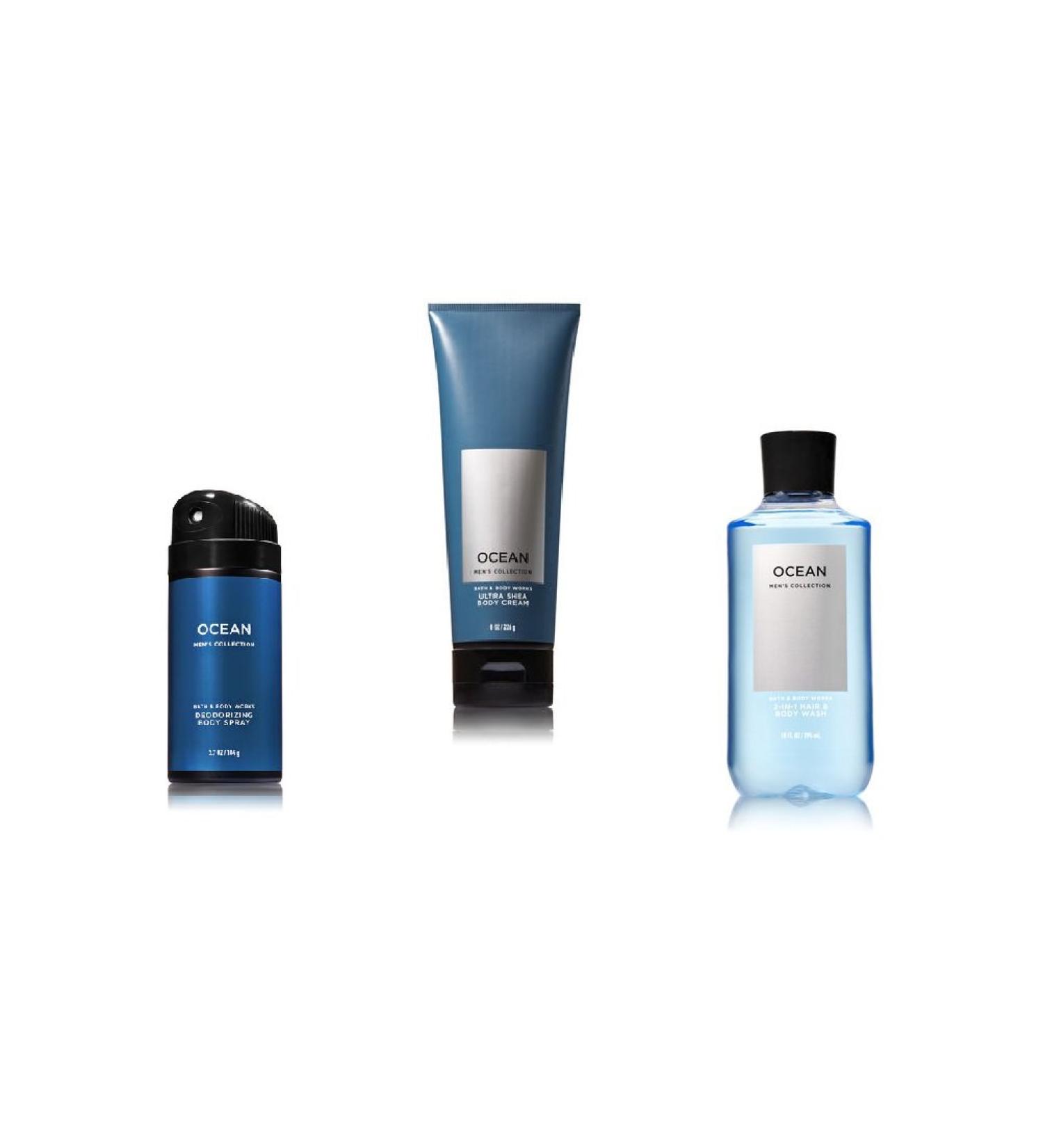 Bath Body Works Men's Ocean Spray Cream & Body Wash | Refreshing and Hydrating Skincare for Men - Buy Online on GoSupps.com