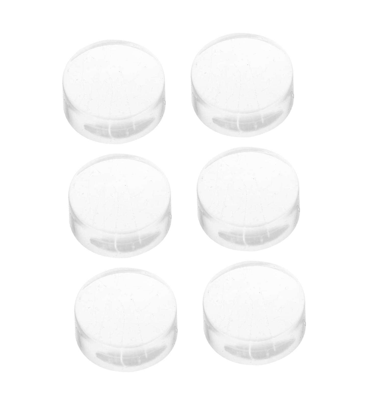 Ipetboom Silicone Nail Stamper Replacement 6pcs Nail Art Silicone Stamp Single Silica Gel Seal Silicone Stamper Replacement 2.30X2.30X1.20CM Transparent Color - Buy Online on GoSupps.com