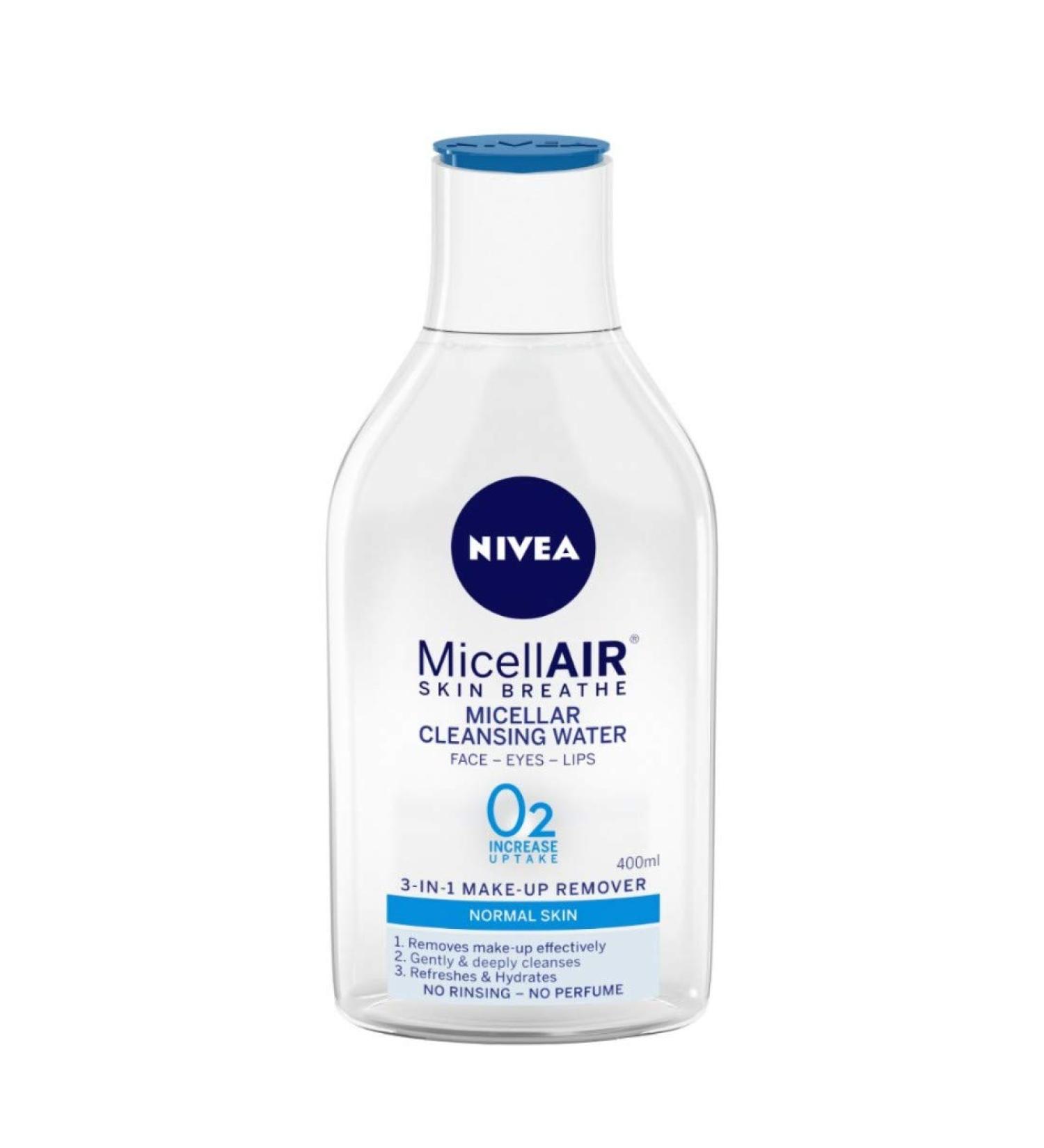 Nivea Daily Essentials Micellar Water for Face & Eyes 400ml - Gentle Cleansing Hydrating Makeup Remover - Buy Online Internationally - Buy Online on GoSupps.com