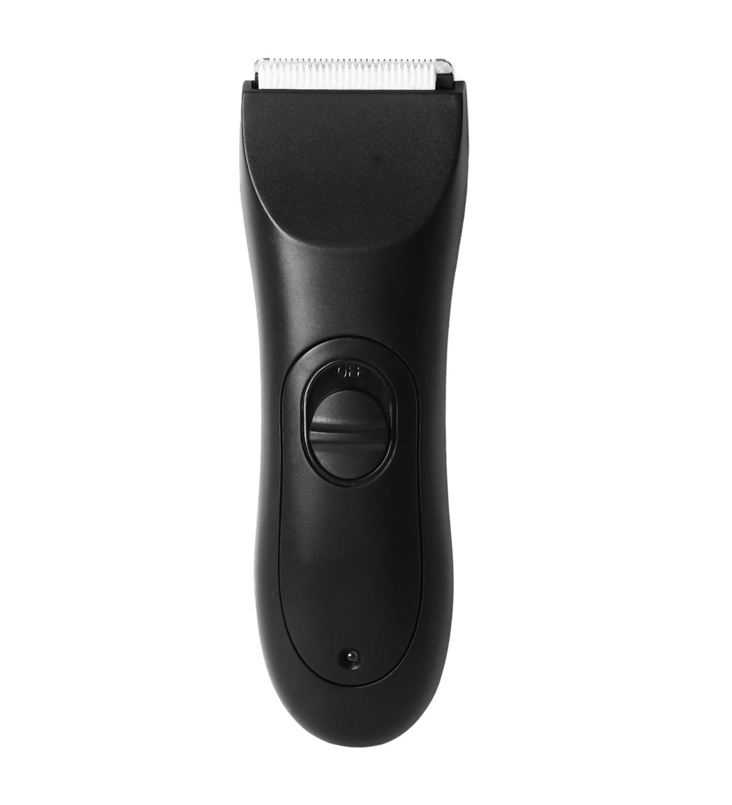Men's Body Hair Trimmer Waterproof Electric Body Hair Trimmer Adjustable Ceramic Cutting Heads for Private - Buy Online on GoSupps.com