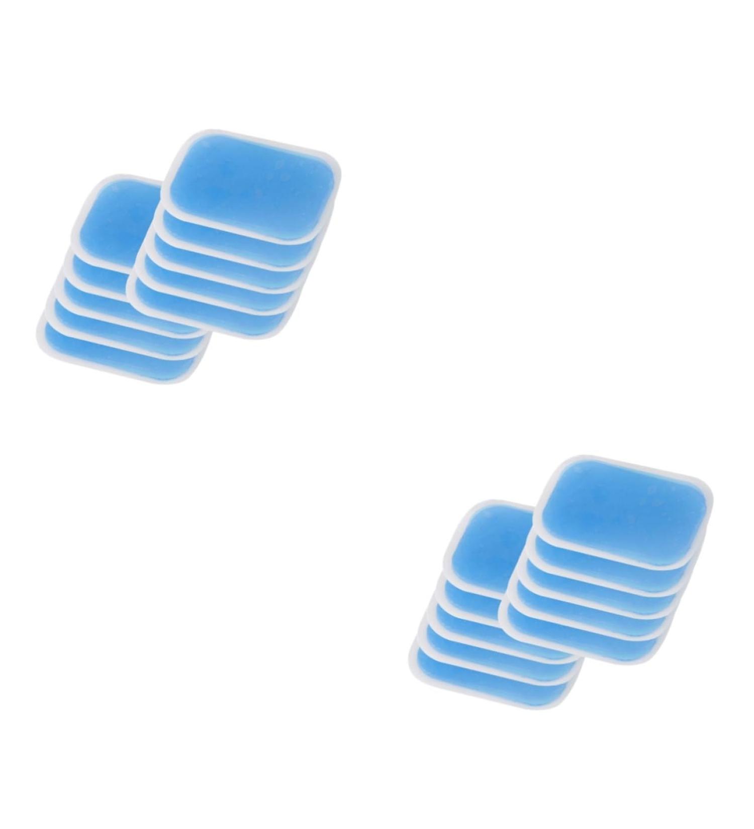 FRCOLOR 60 STK Replacement Gel Pads for Abdominal Stimulators | Best Fitness Equipment | Hydrogels for Bollenoner & Blaux - 30PCSx2 - Buy Online on GoSupps.com