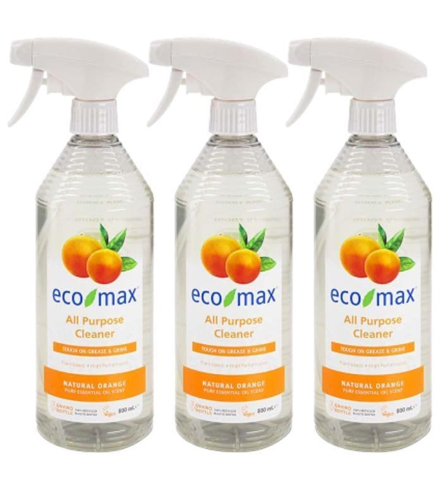 Eco Max Natural Orange All Purpose Cleaner Spray 800ml Tough on Grease and Grime (3)