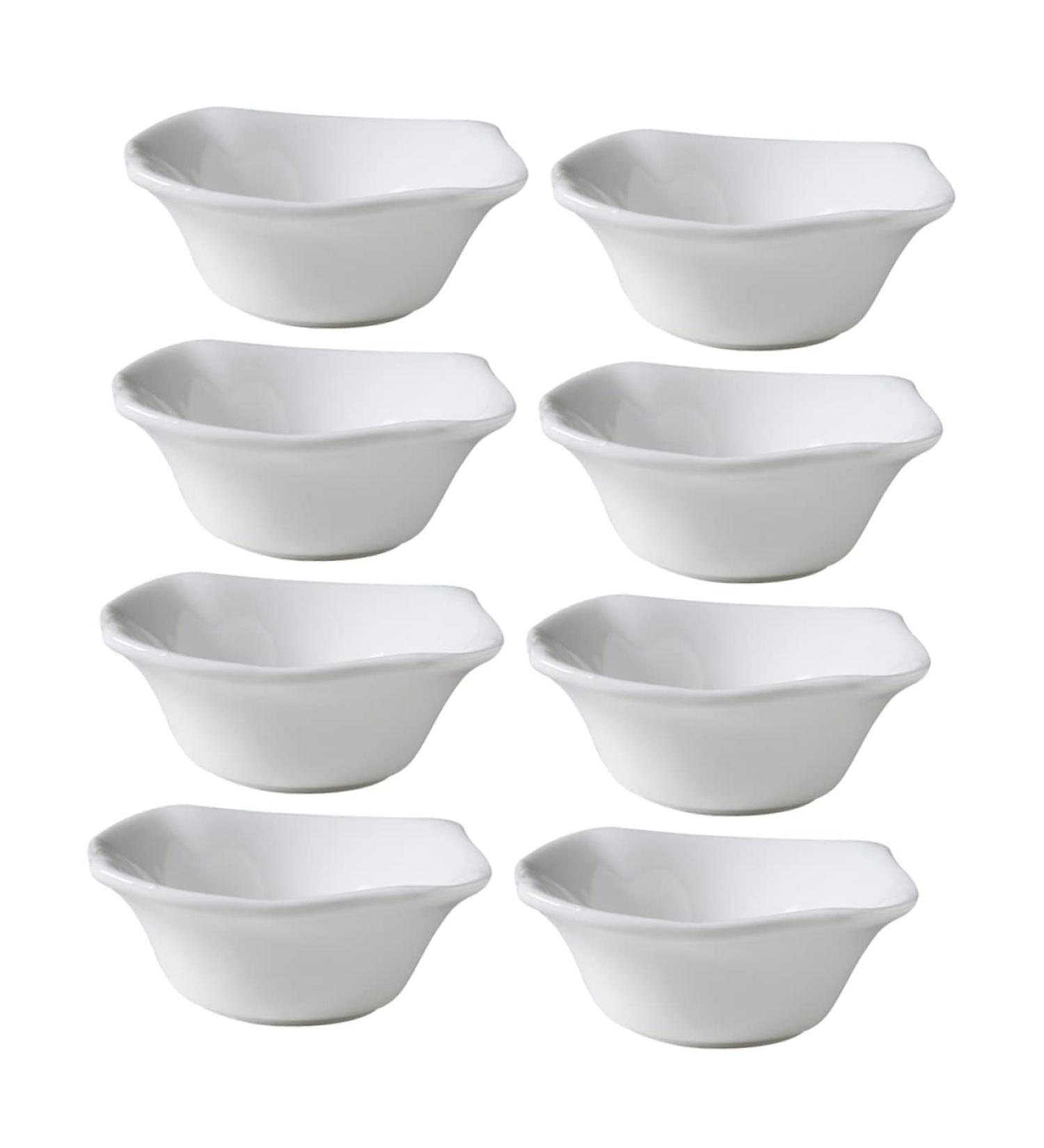Zerodeko 8pcs Ceramic Dipping Sauce Bowl Seasoning Dish Small Dish for Dipping Sauce Dipping Bowls Soy Sauce Bowls Ceramic Sauce Bowl Ketchup Dish Salsa Bowls Ceramics White Soy Sauce Dish - Buy Online on GoSupps.com